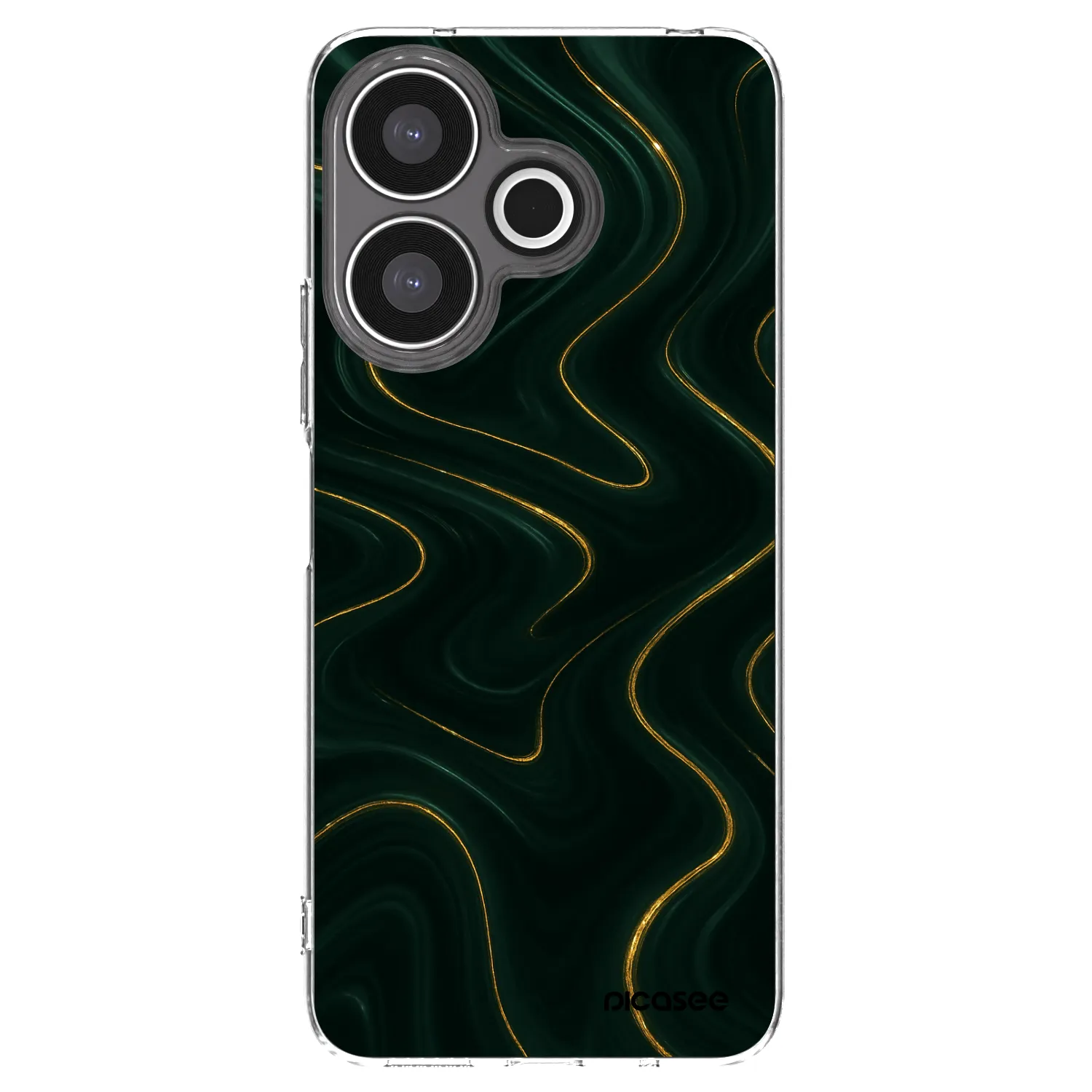 Picasee silikonový průhledný obal pro Xiaomi Redmi 13 4G - Vawes
