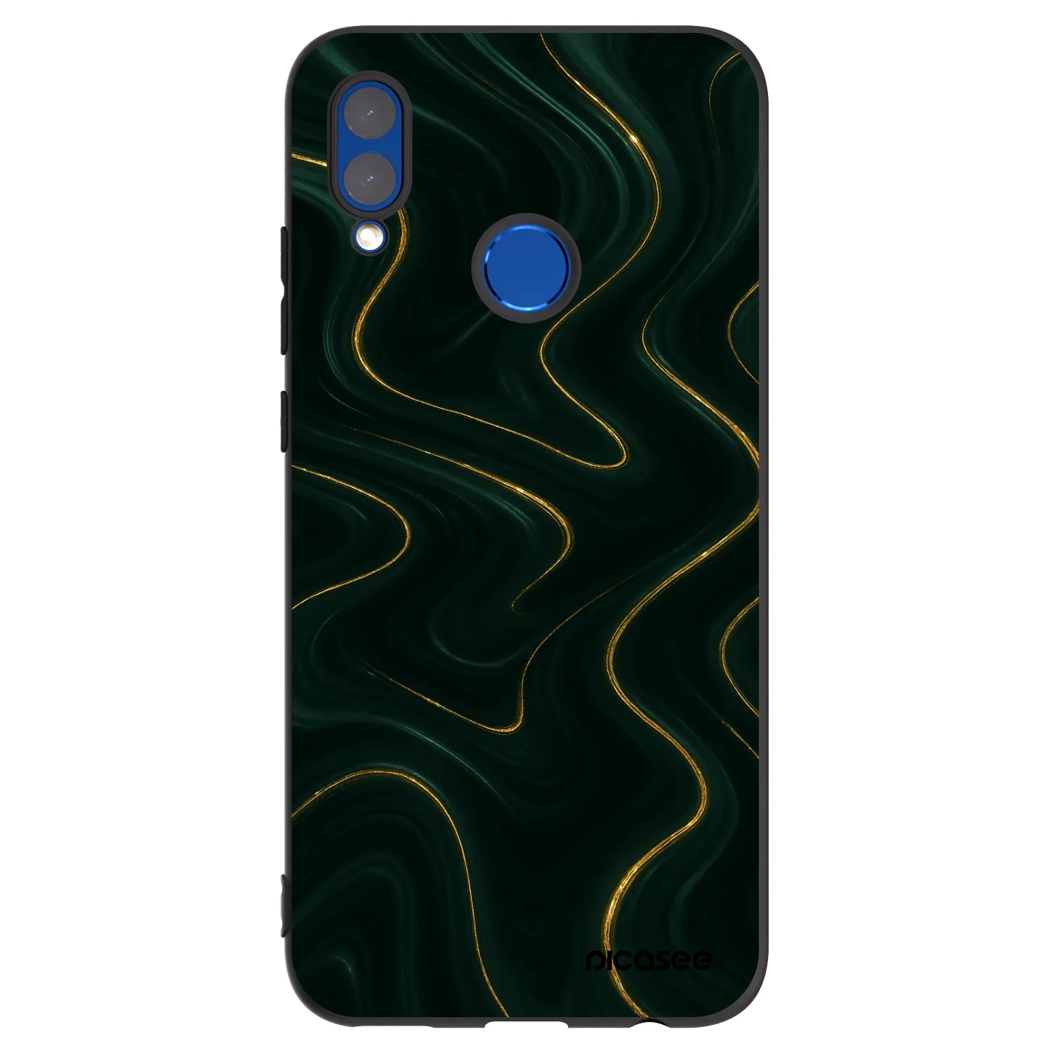 Picasee silikonový černý obal pro Huawei P Smart 2019 - Vawes