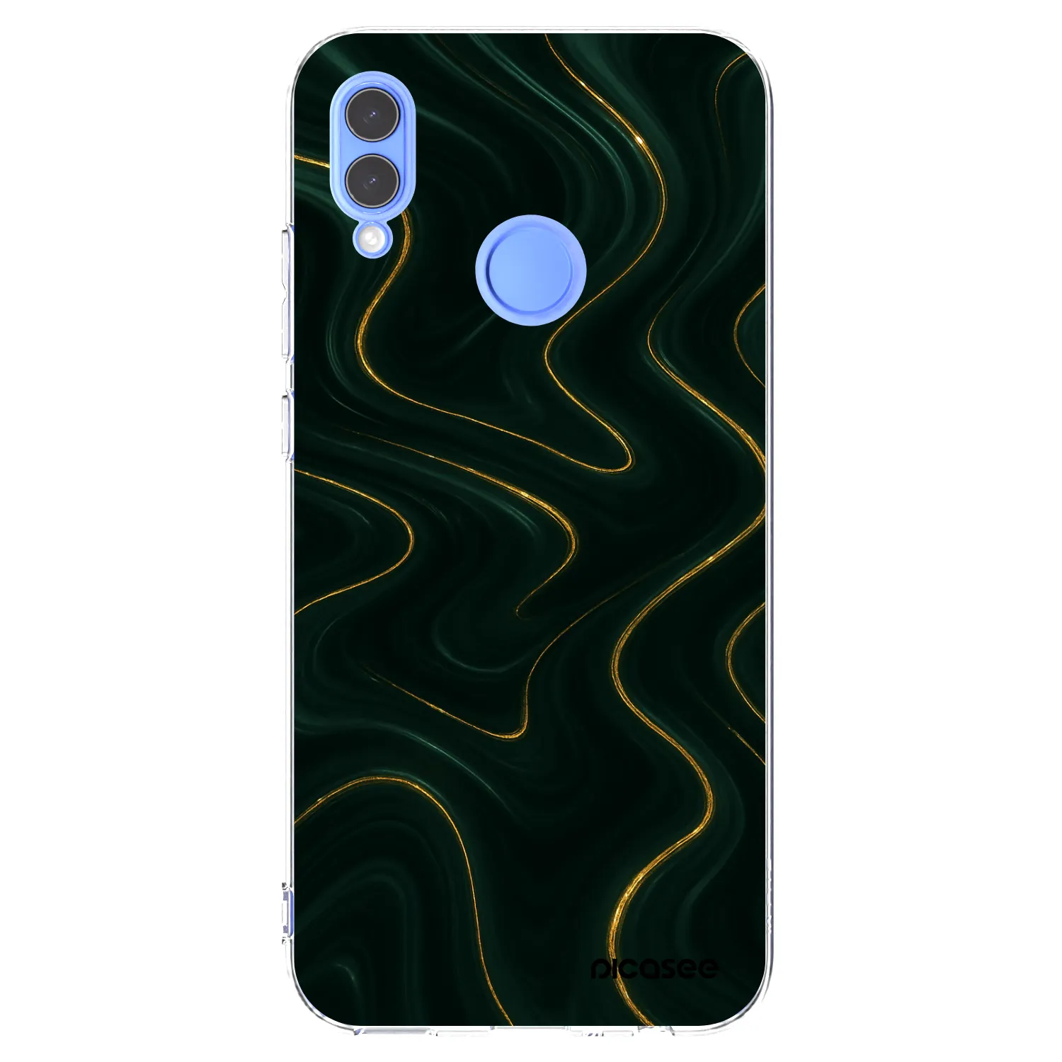 Picasee silikonový průhledný obal pro Huawei P Smart 2019 - Vawes