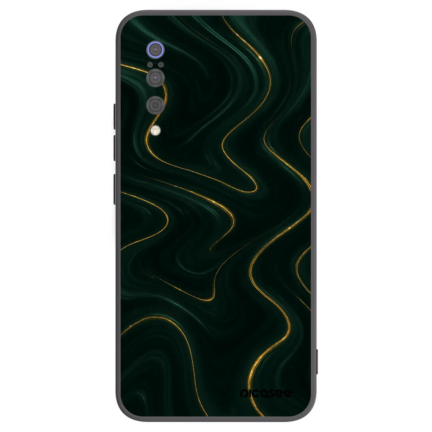 Picasee silikonový černý obal pro Xiaomi Mi 9 - Vawes