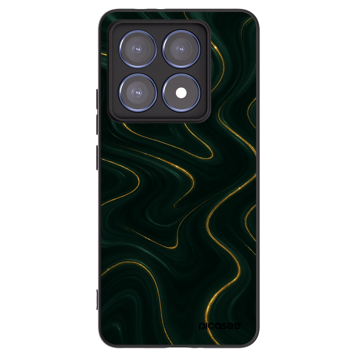 Picasee silikonový černý obal pro Xiaomi 14T Pro - Vawes