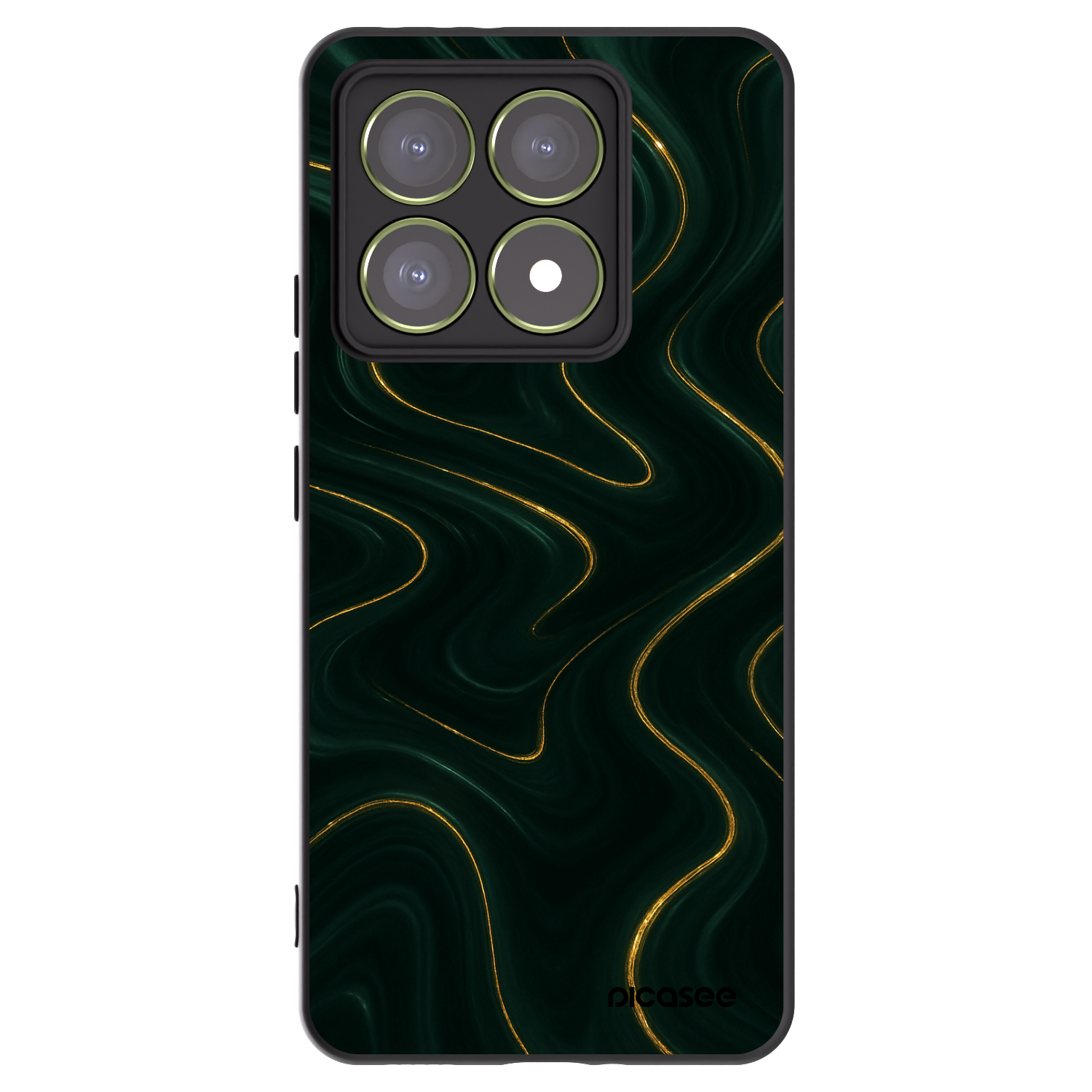 Picasee silikonový černý obal pro Xiaomi 14T - Vawes