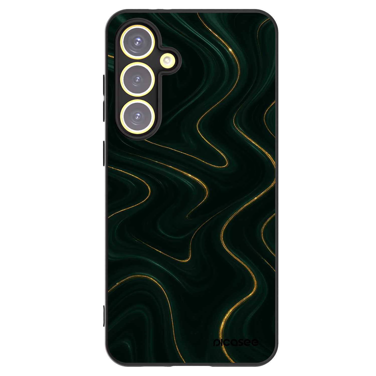 Picasee silikonový černý obal pro Samsung Galaxy S24 FE S721B - Vawes