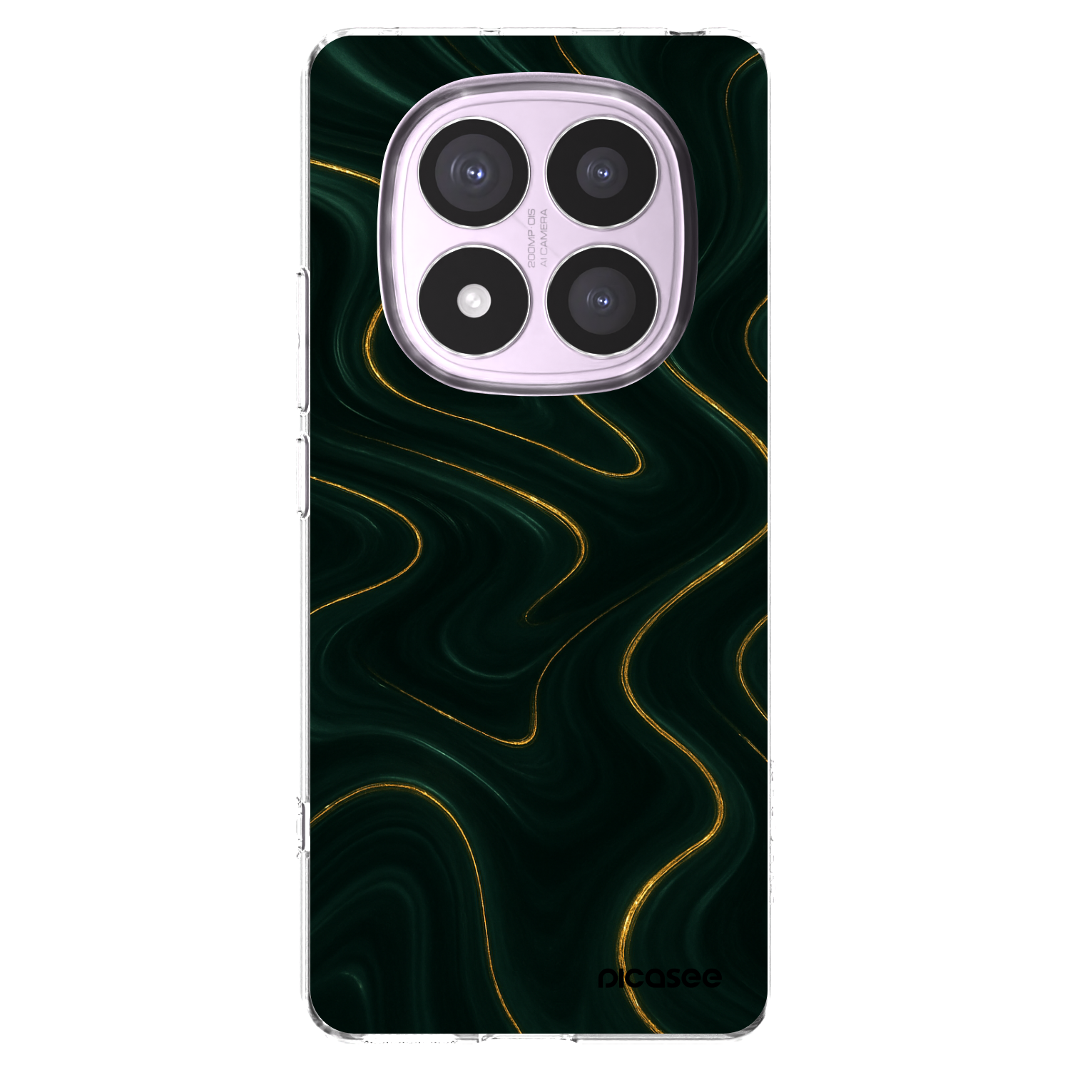 Picasee silikonový průhledný obal pro Xiaomi Redmi Note 14 Pro 5G - Vawes