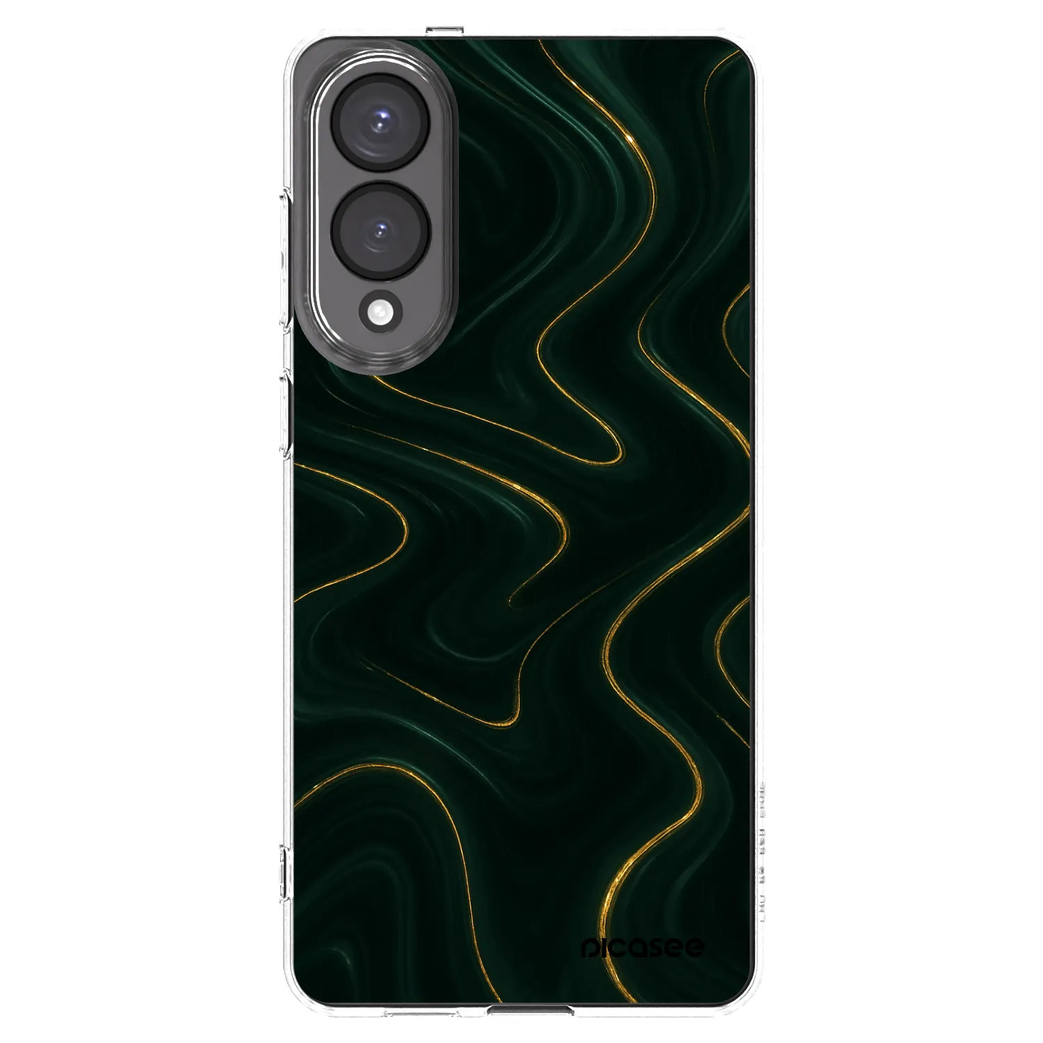 Picasee silikonový průhledný obal pro Samsung Galaxy S25 Edge 5G - Vawes