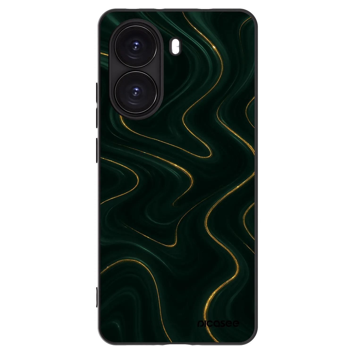Picasee silikonový černý obal pro Xiaomi Poco X7 Pro 5G - Vawes