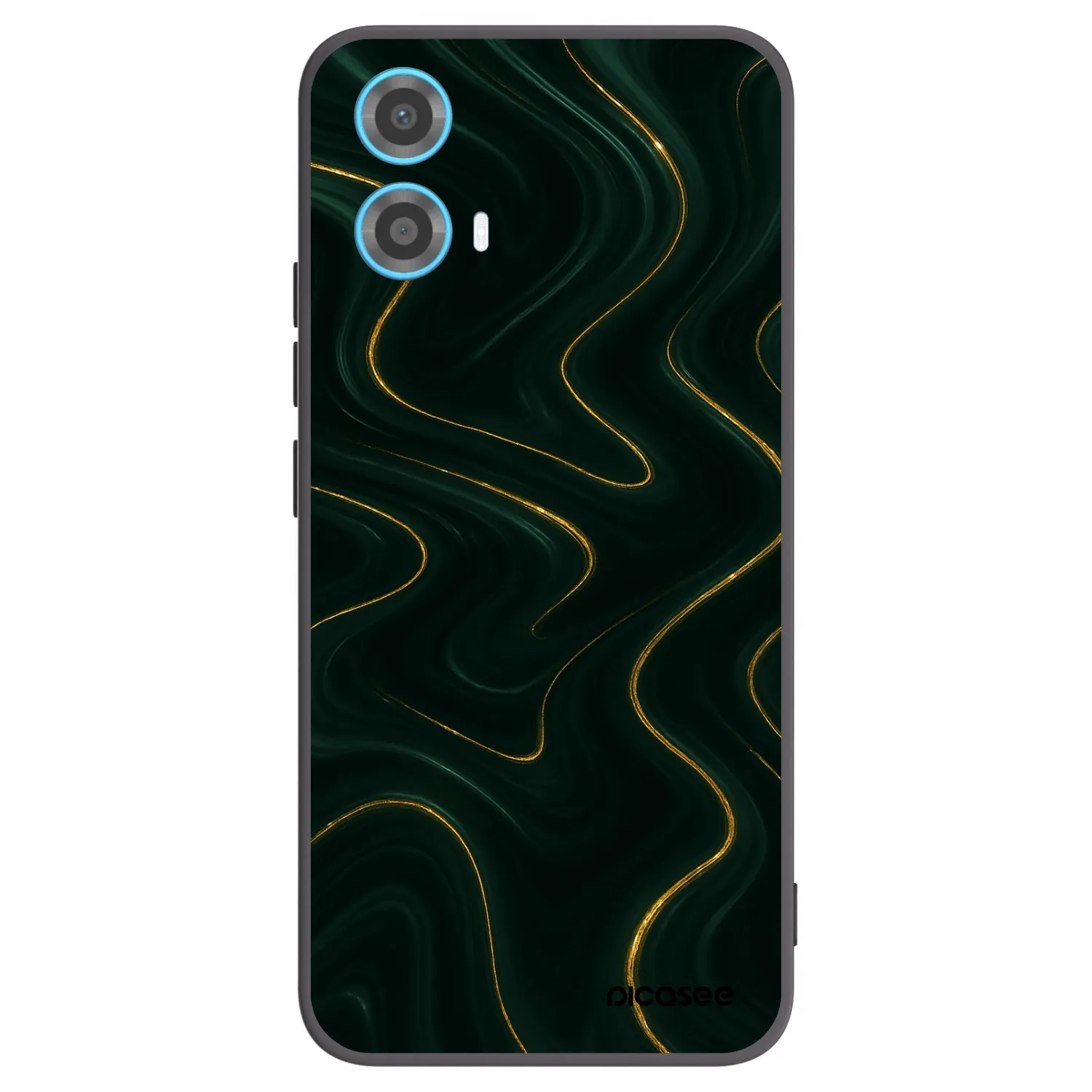 Picasee silikonový černý obal pro Motorola Moto G34 5G - Vawes