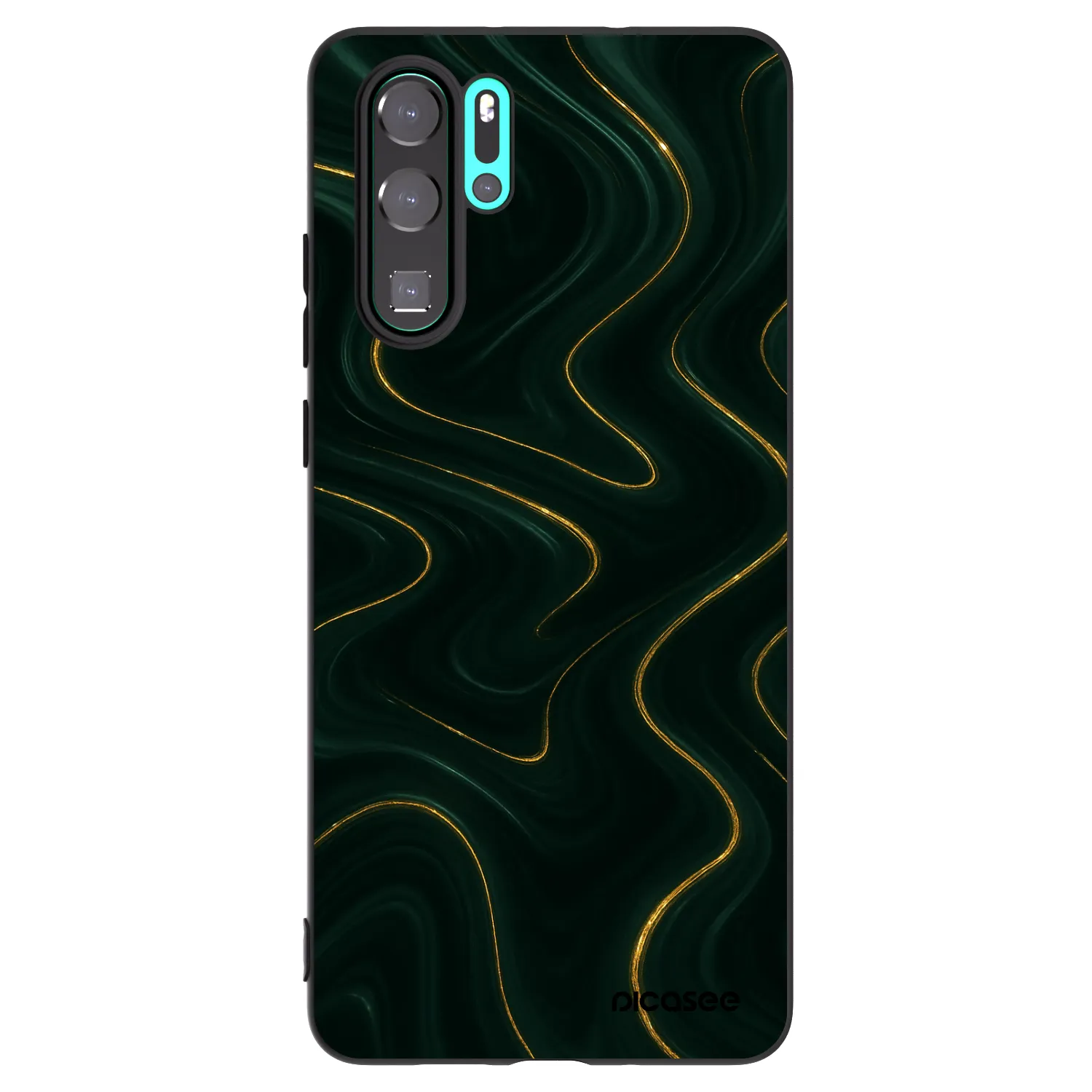 Picasee silikonový černý obal pro Huawei P30 Pro - Vawes