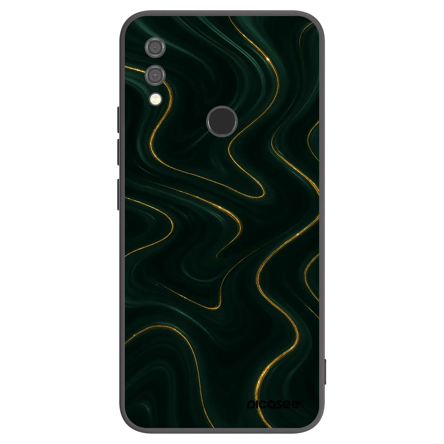 Picasee silikonový černý obal pro Xiaomi Redmi Note 7 - Vawes