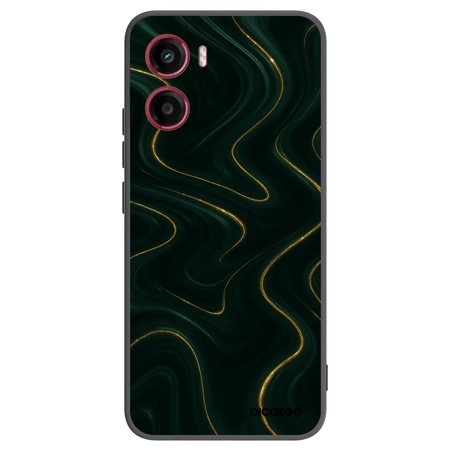 Picasee silikonový černý obal pro Motorola Moto G05 - Vawes