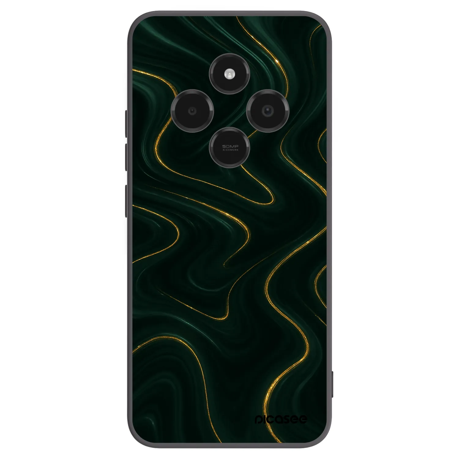 Picasee silikonový černý obal pro Xiaomi Poco C75 - Vawes