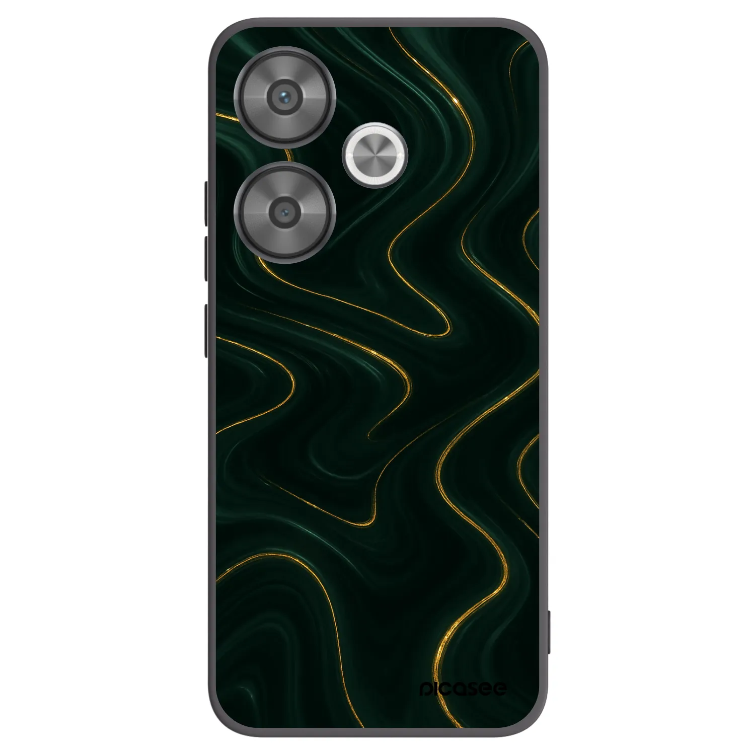 Picasee silikonový černý obal pro Xiaomi Poco F6 - Vawes