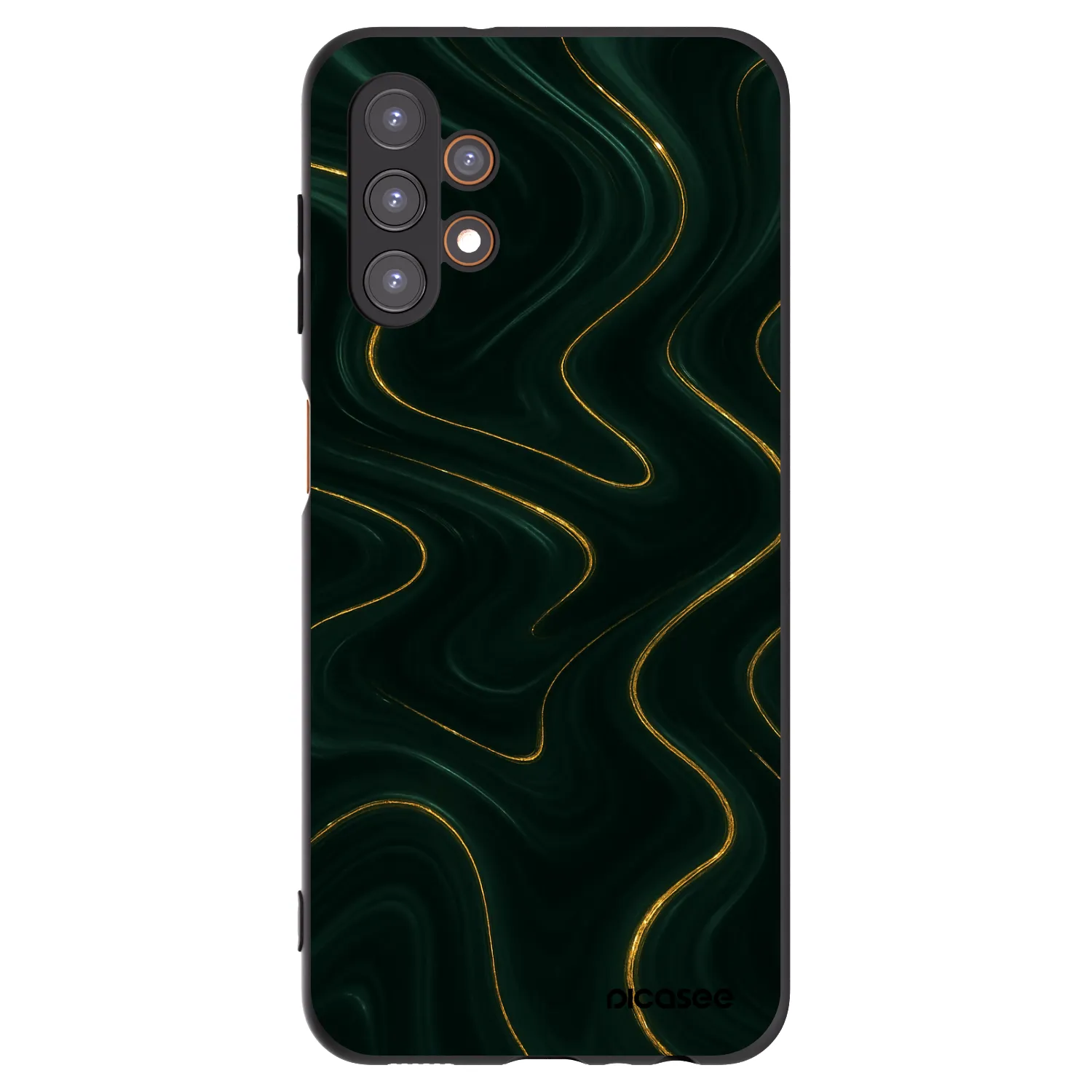 Picasee silikonový černý obal pro Samsung Galaxy A13 5G - Vawes