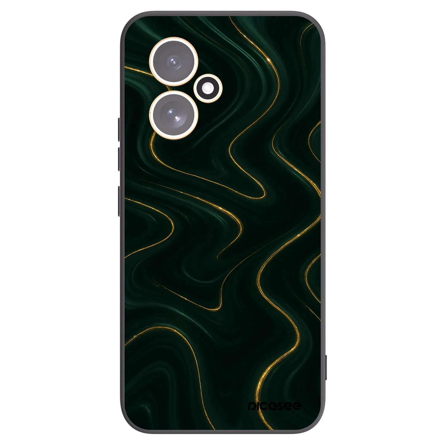 Picasee silikonový černý obal pro Honor 400 5G - Vawes