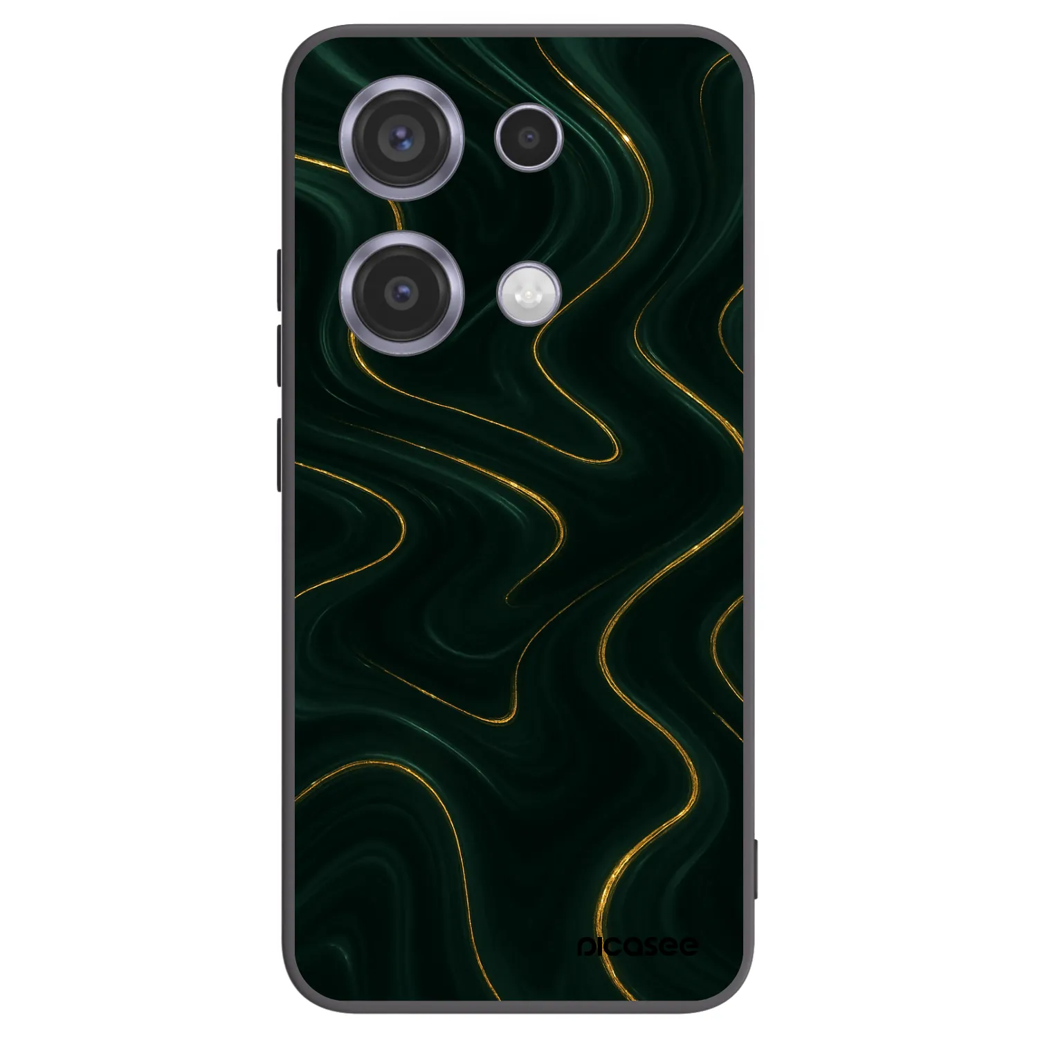 Picasee silikonový černý obal pro Xiaomi Redmi Note 14S - Vawes