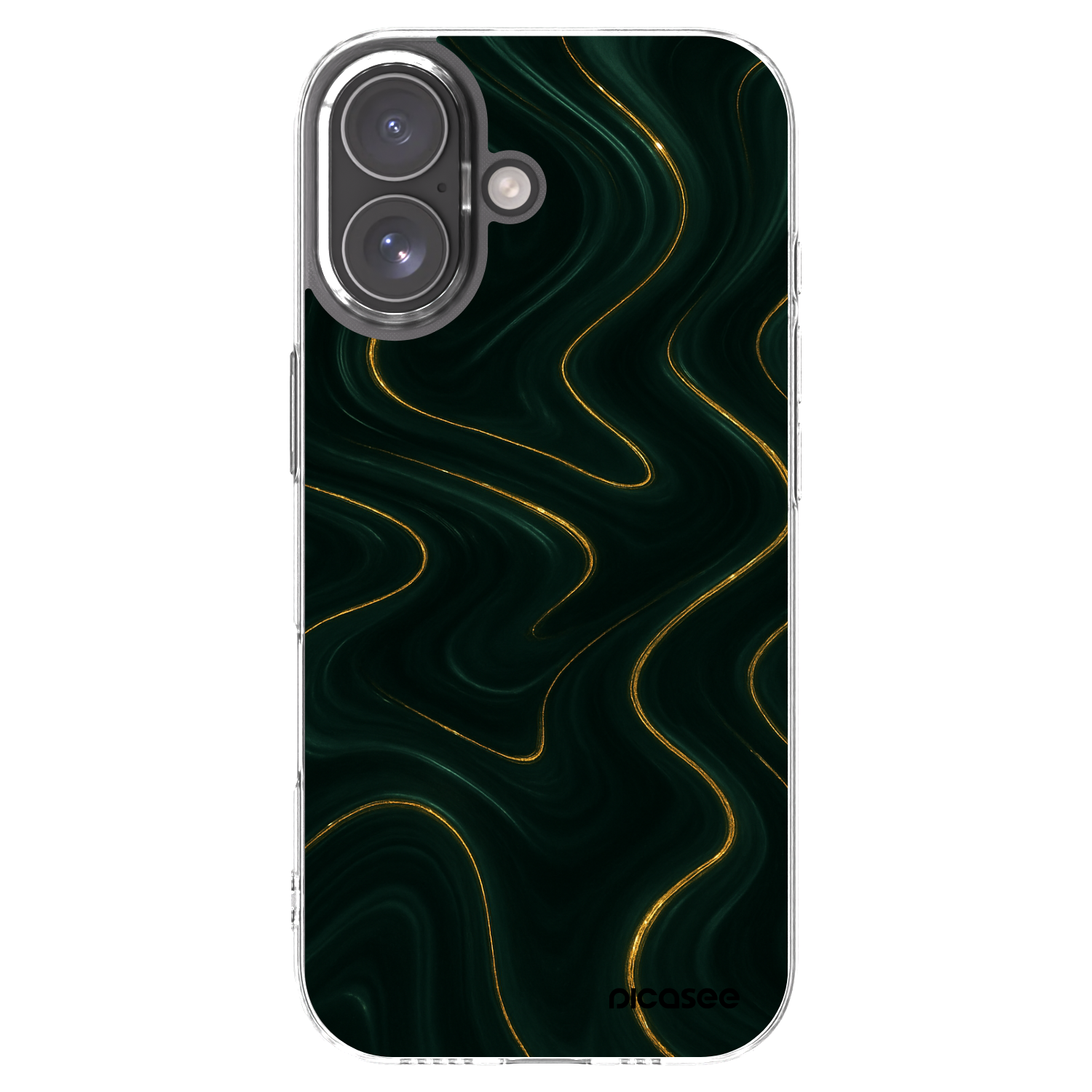 Picasee silikonový průhledný obal pro Apple iPhone 17 - Vawes