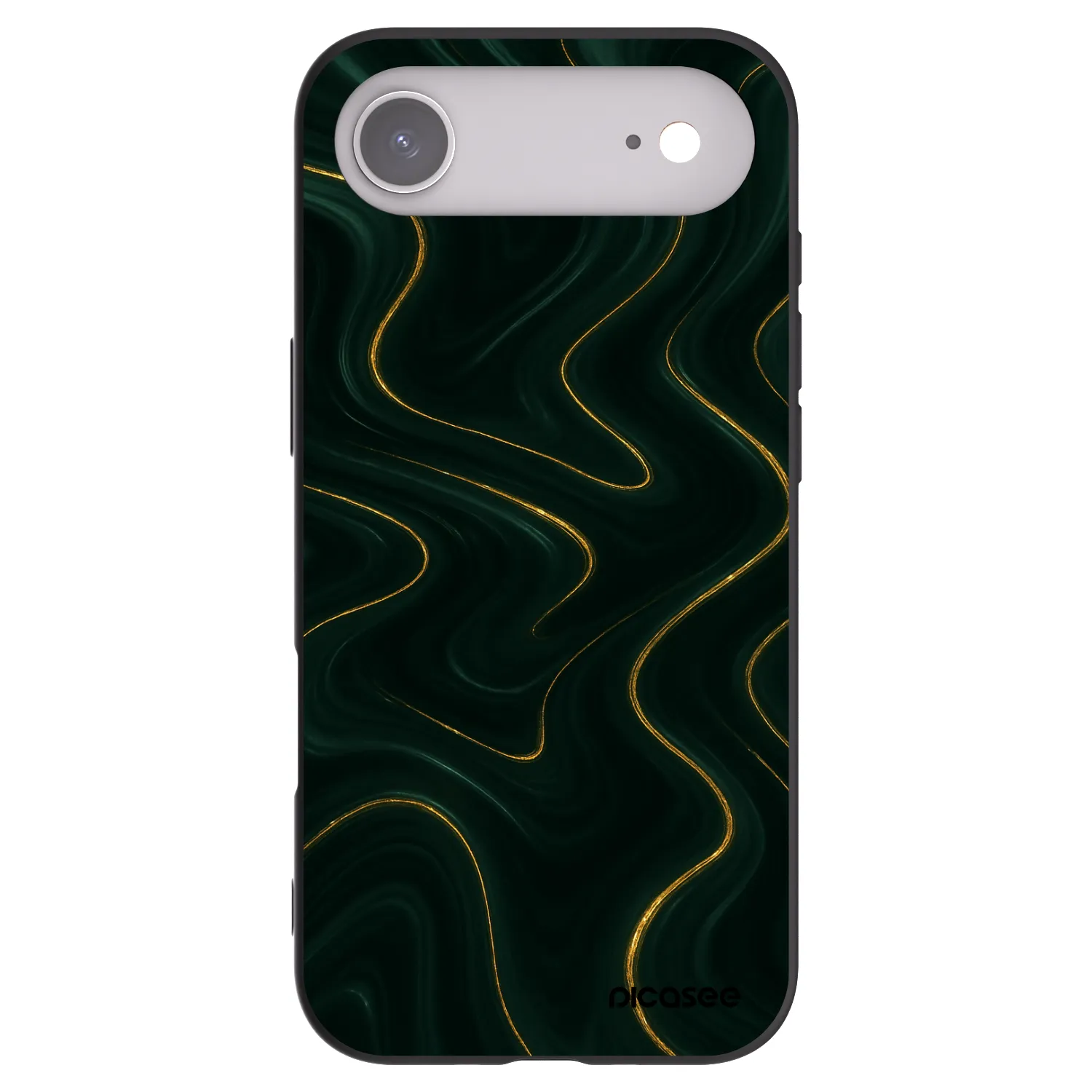 Picasee silikonový černý obal pro Apple iPhone Air - Vawes