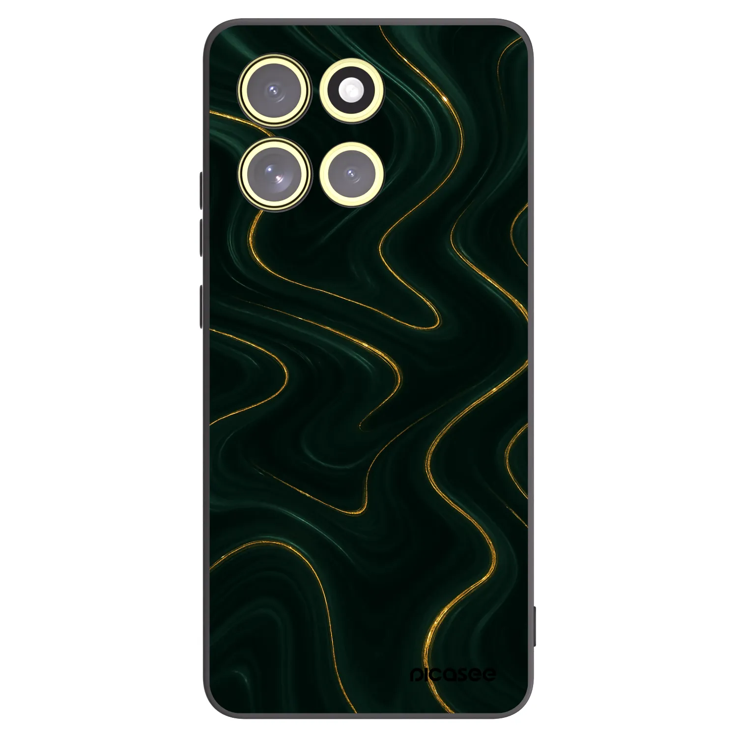 Picasee silikonový černý obal pro Motorola Moto G86 5G - Vawes