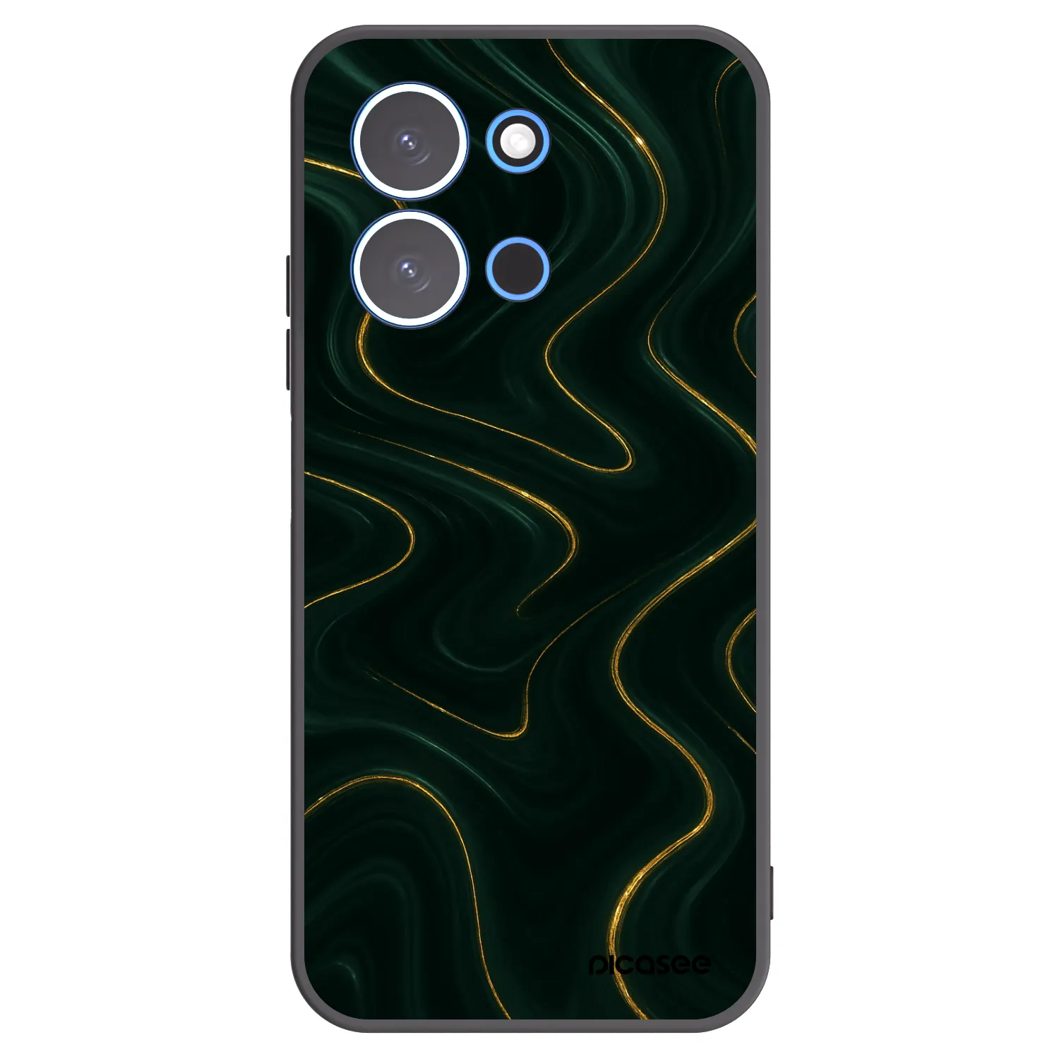 Picasee silikonový černý obal pro Xiaomi Redmi 15C 4G - Vawes