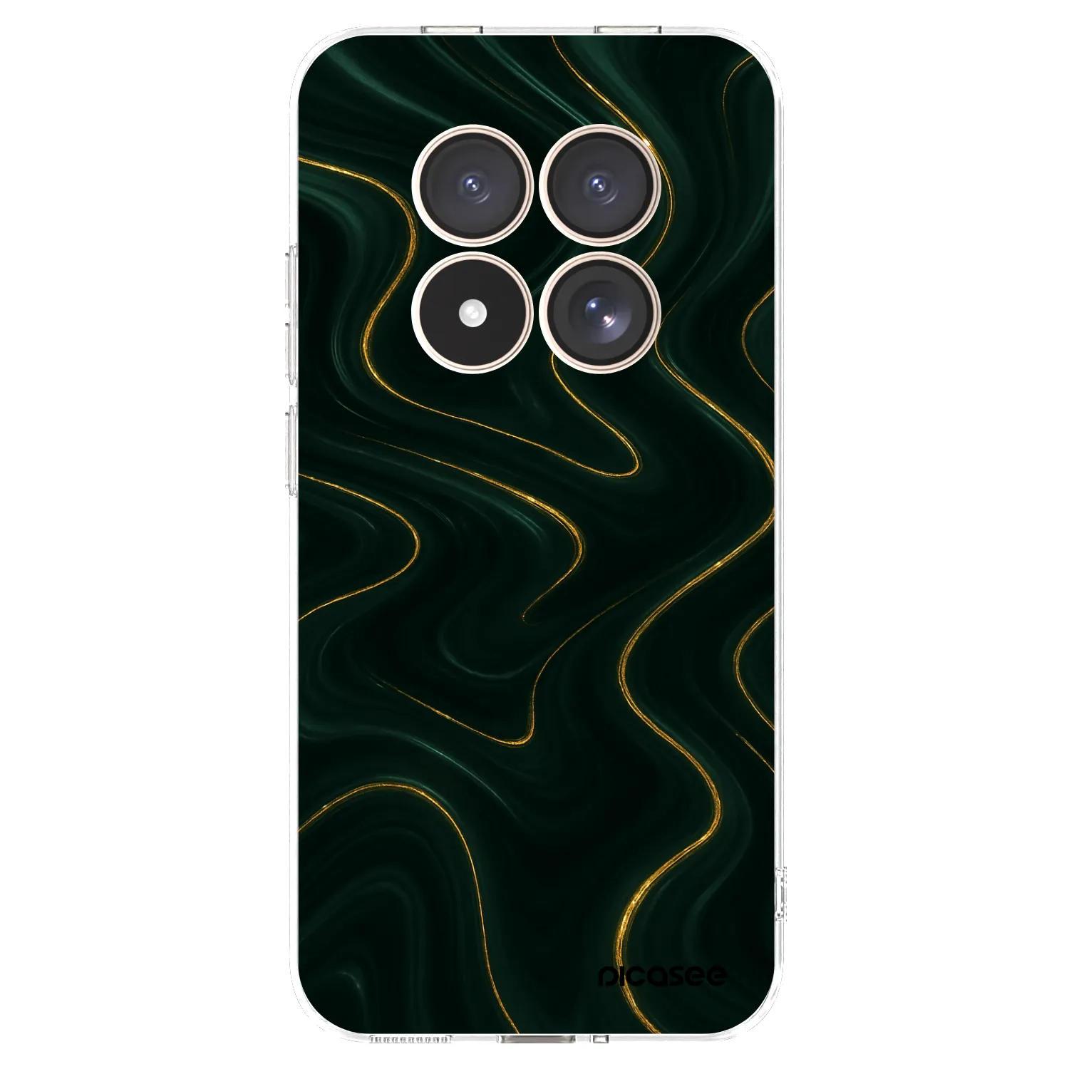 Picasee silikonový průhledný obal pro Xiaomi Redmi Note 15 Pro 4G - Vawes