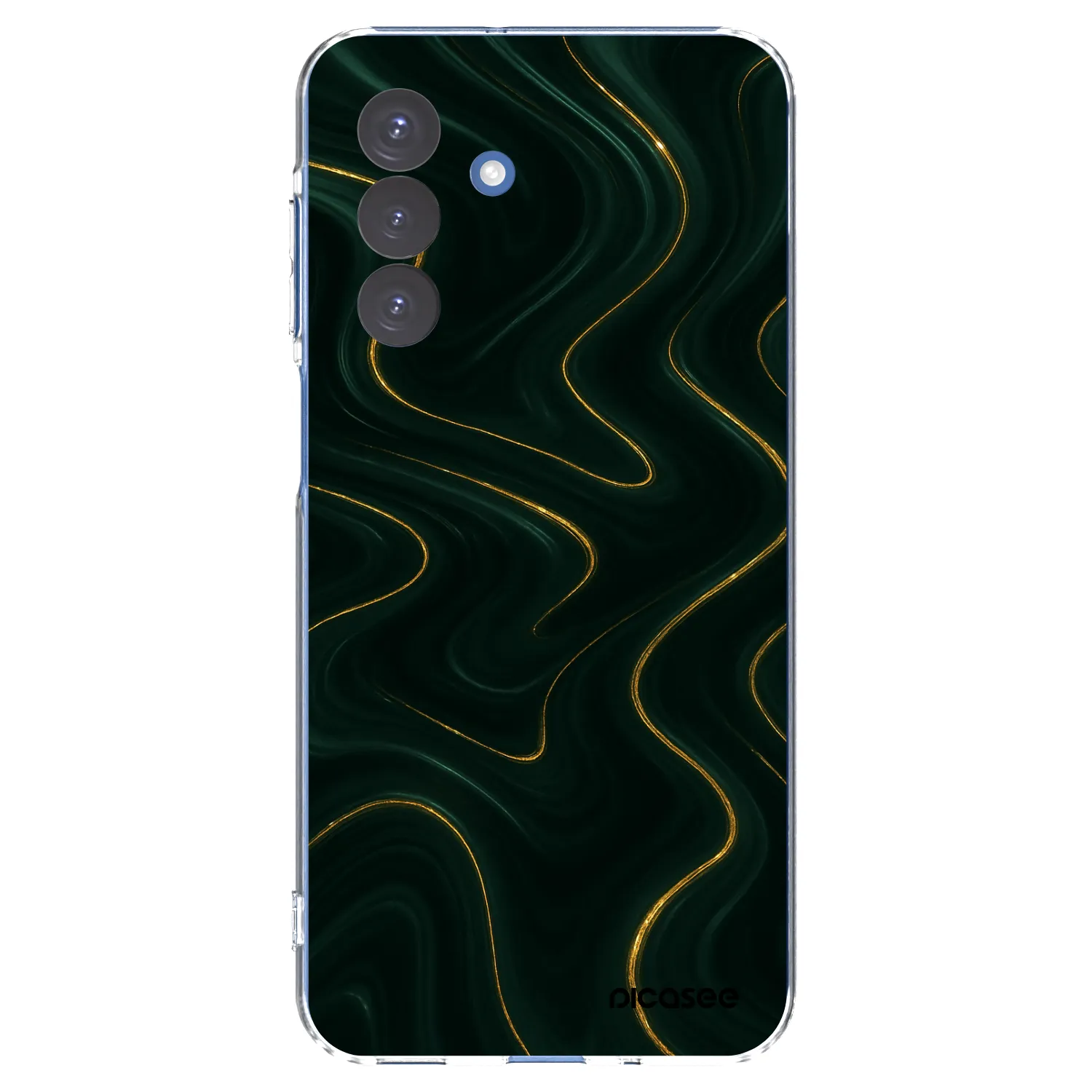 Picasee silikonový průhledný obal pro Samsung Galaxy A17 5G - Vawes