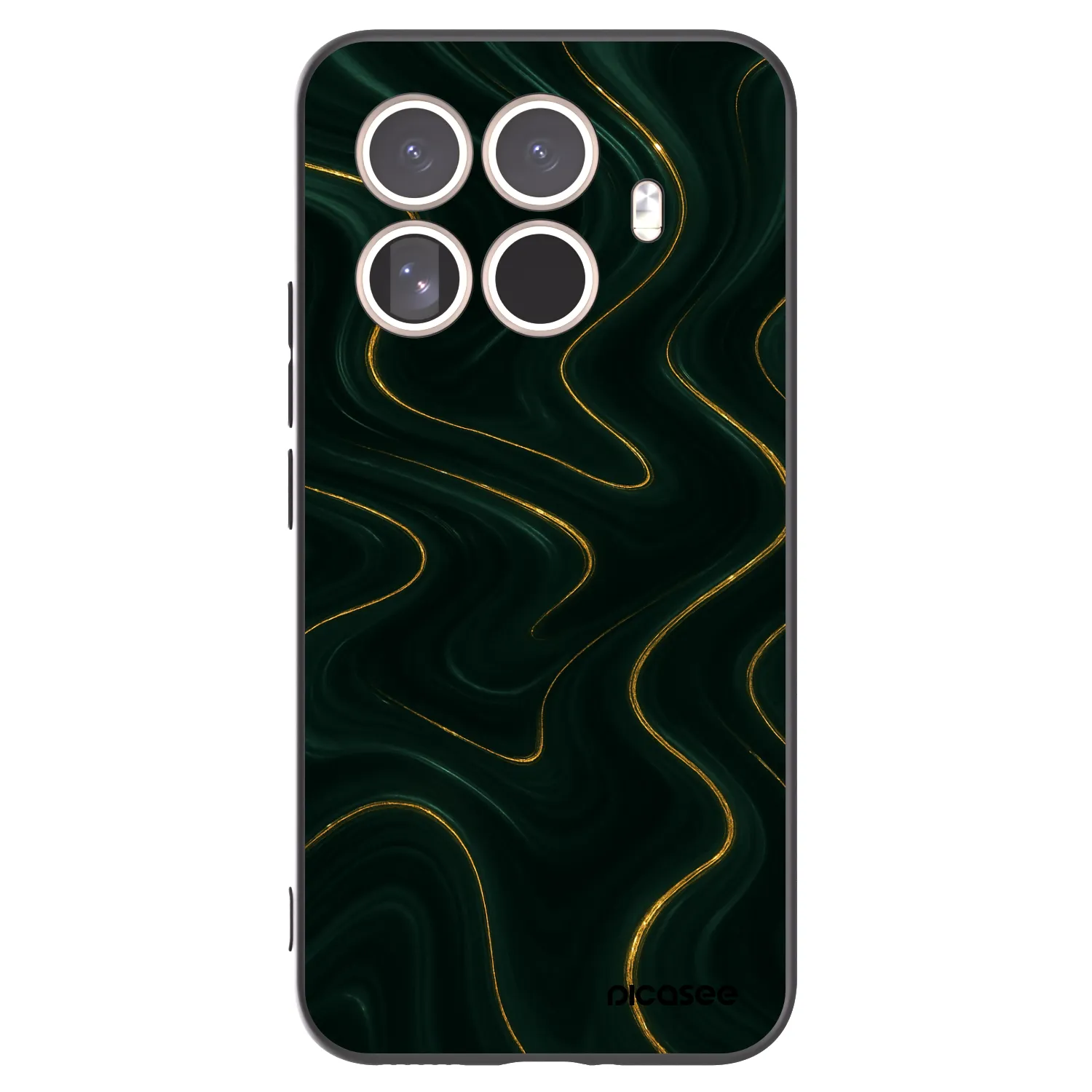 Picasee silikonový černý obal pro Xiaomi 15T Pro - Vawes