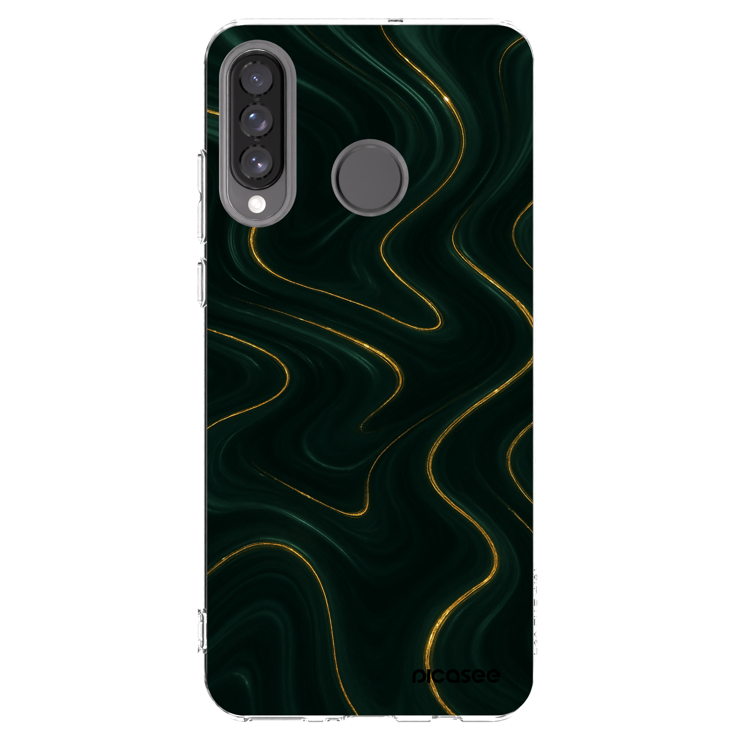 Picasee silikonový průhledný obal pro Huawei P30 Lite - Vawes