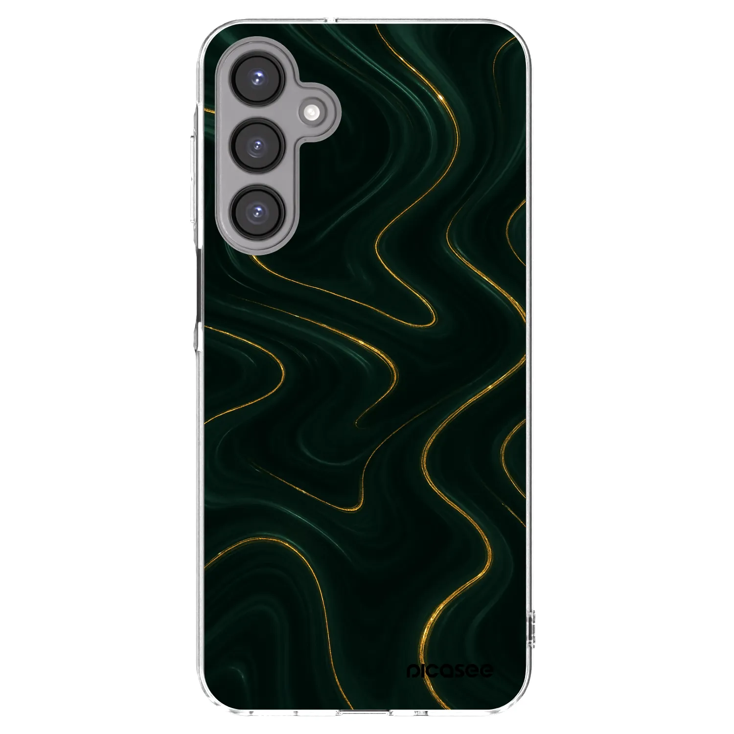 Picasee silikonový průhledný obal pro Samsung Galaxy A16 4G - Vawes