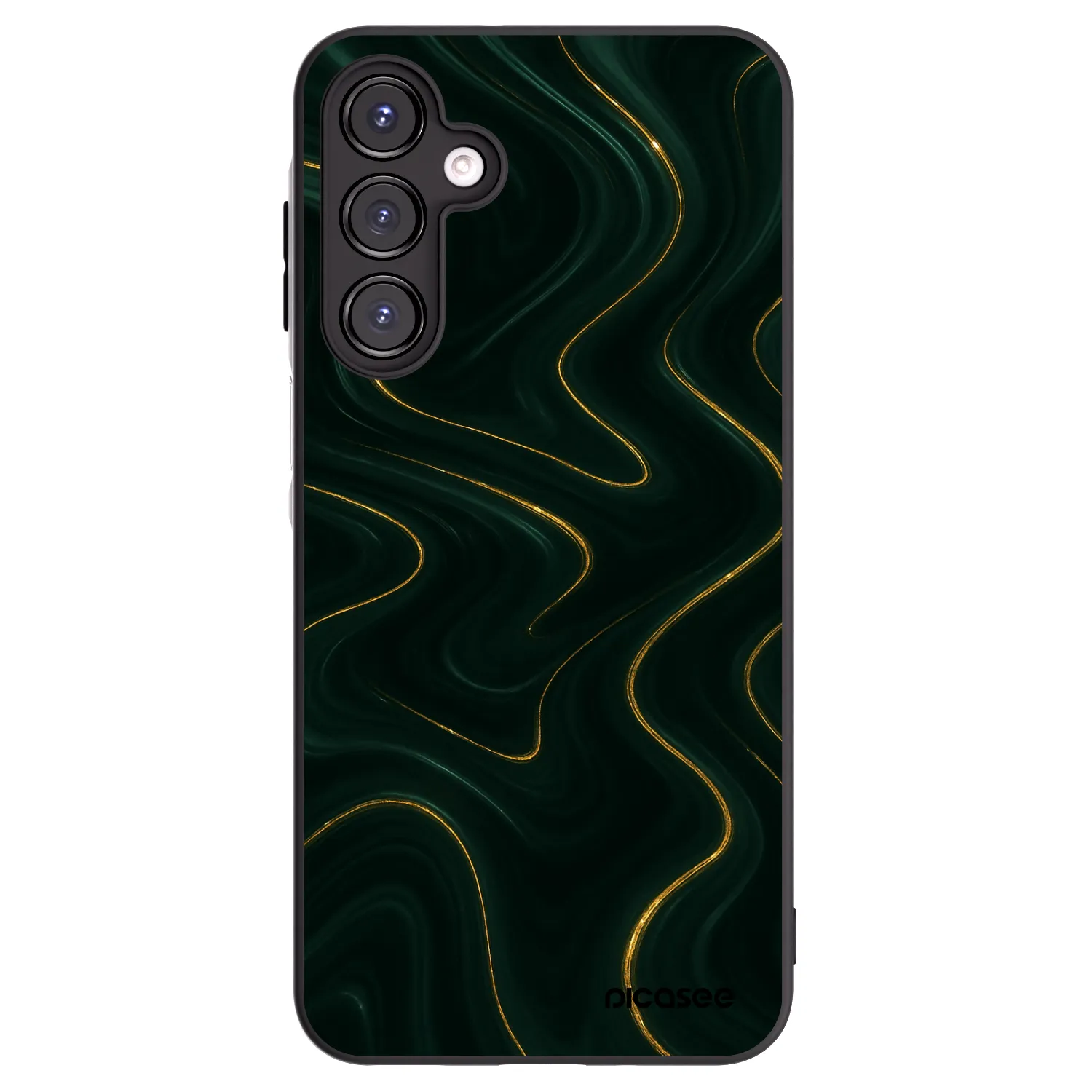 Picasee silikonový černý obal pro Samsung Galaxy A16 4G - Vawes