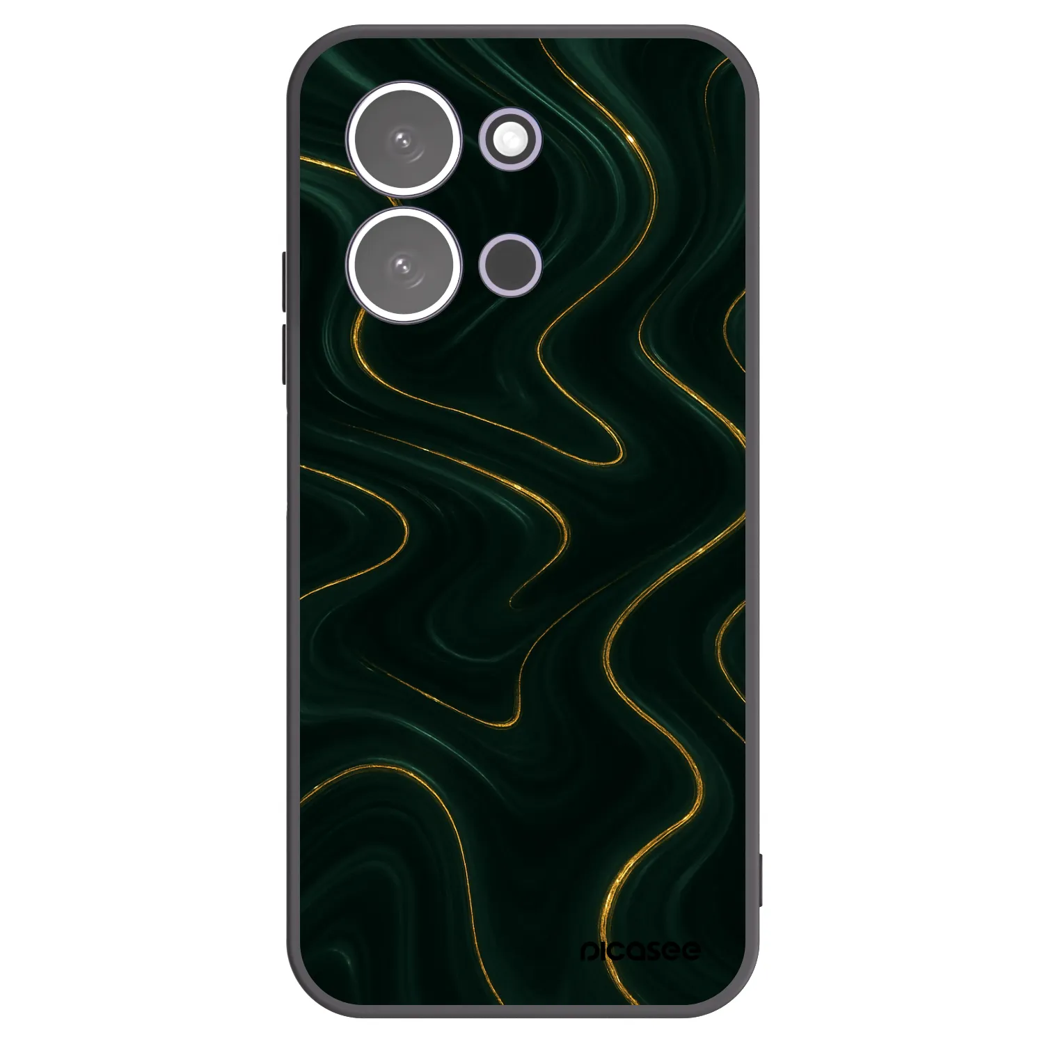 Picasee silikonový černý obal pro Xiaomi Redmi 15C 5G - Vawes