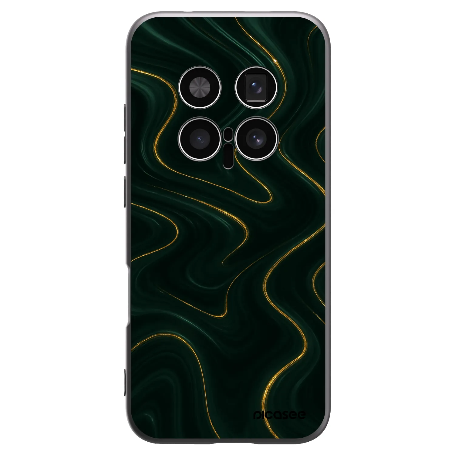 Picasee silikonový černý obal pro Honor Magic8 Pro 5G - Vawes