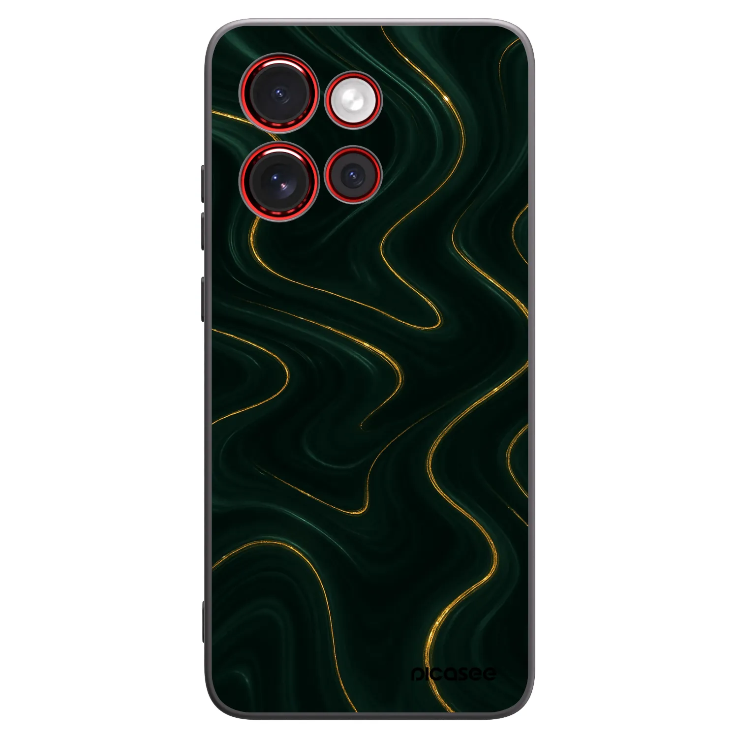 Picasee silikonový černý obal pro Motorola Edge 60 Neo 5G - Vawes