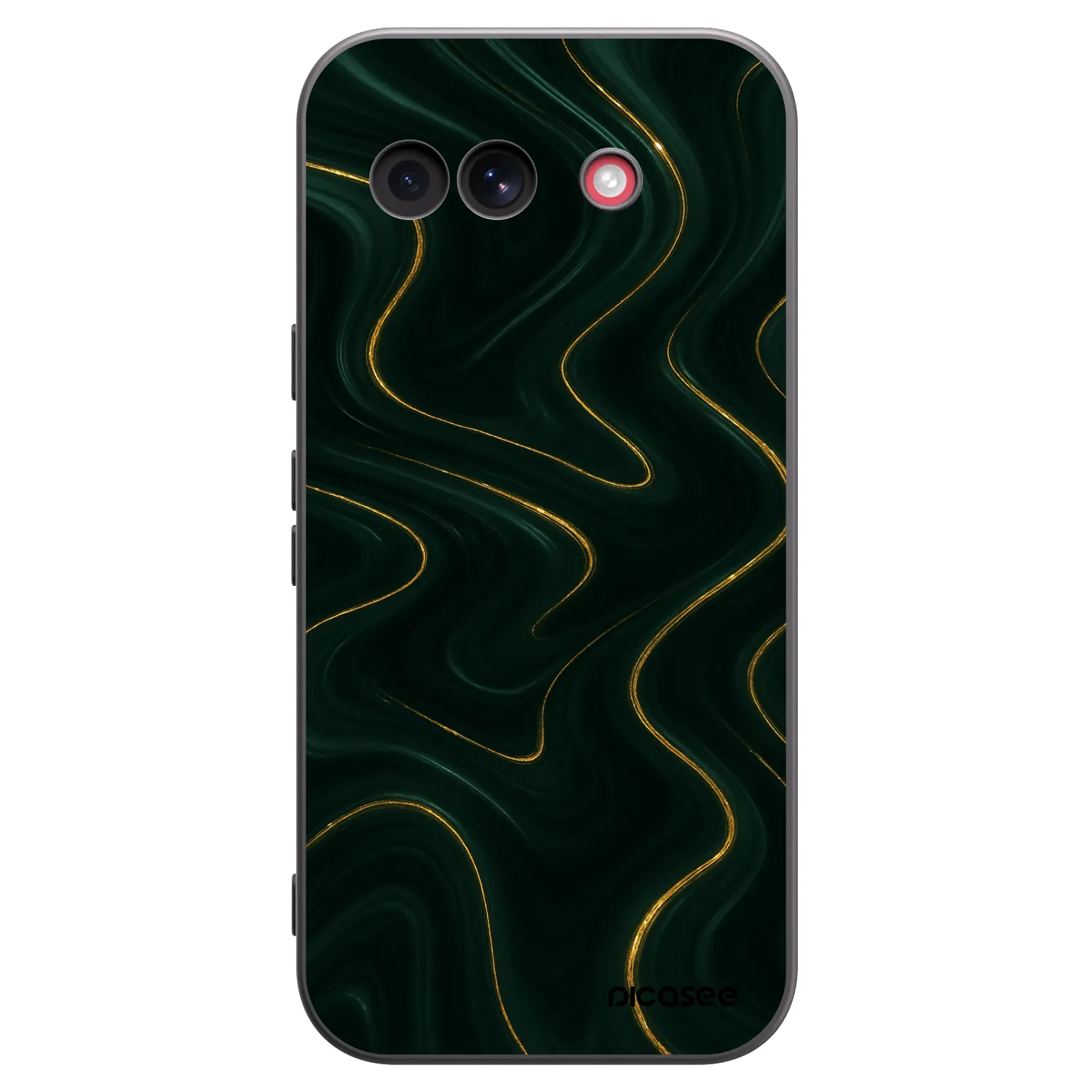 Picasee silikonový černý obal pro Google Pixel 10a - Vawes