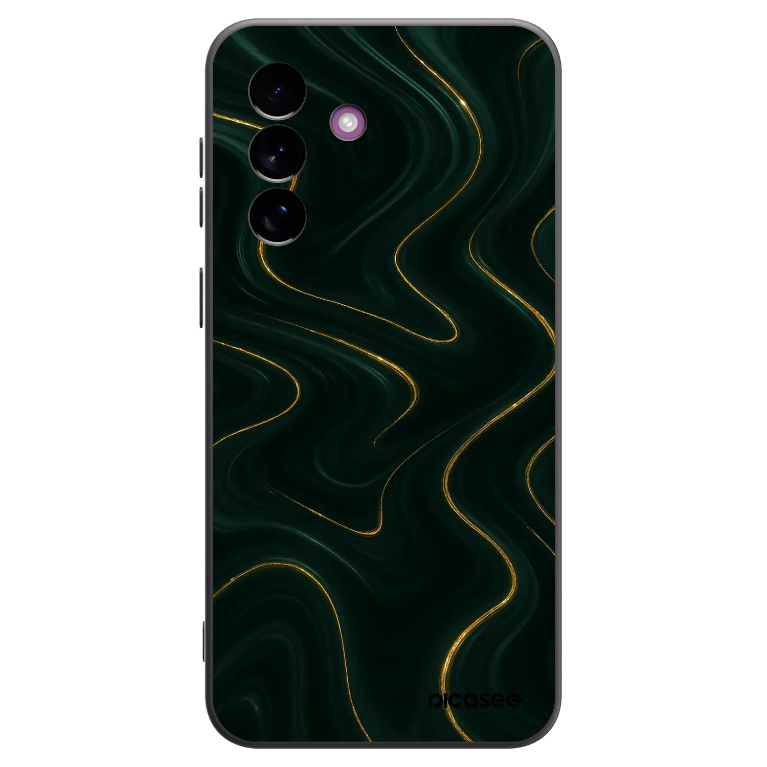 Picasee silikonový černý obal pro Samsung Galaxy A37 - Vawes