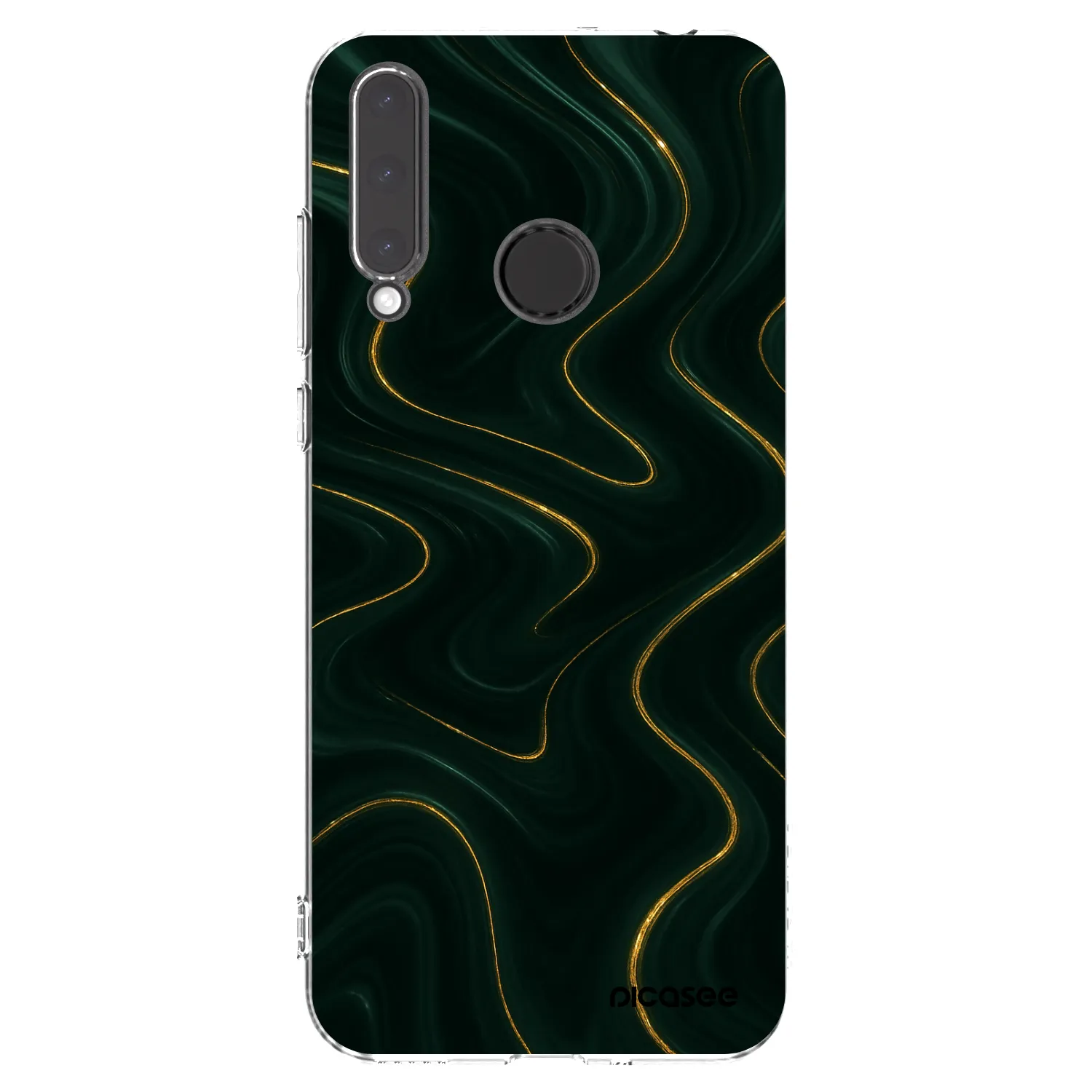 Picasee silikonový průhledný obal pro Honor 20 Lite - Vawes