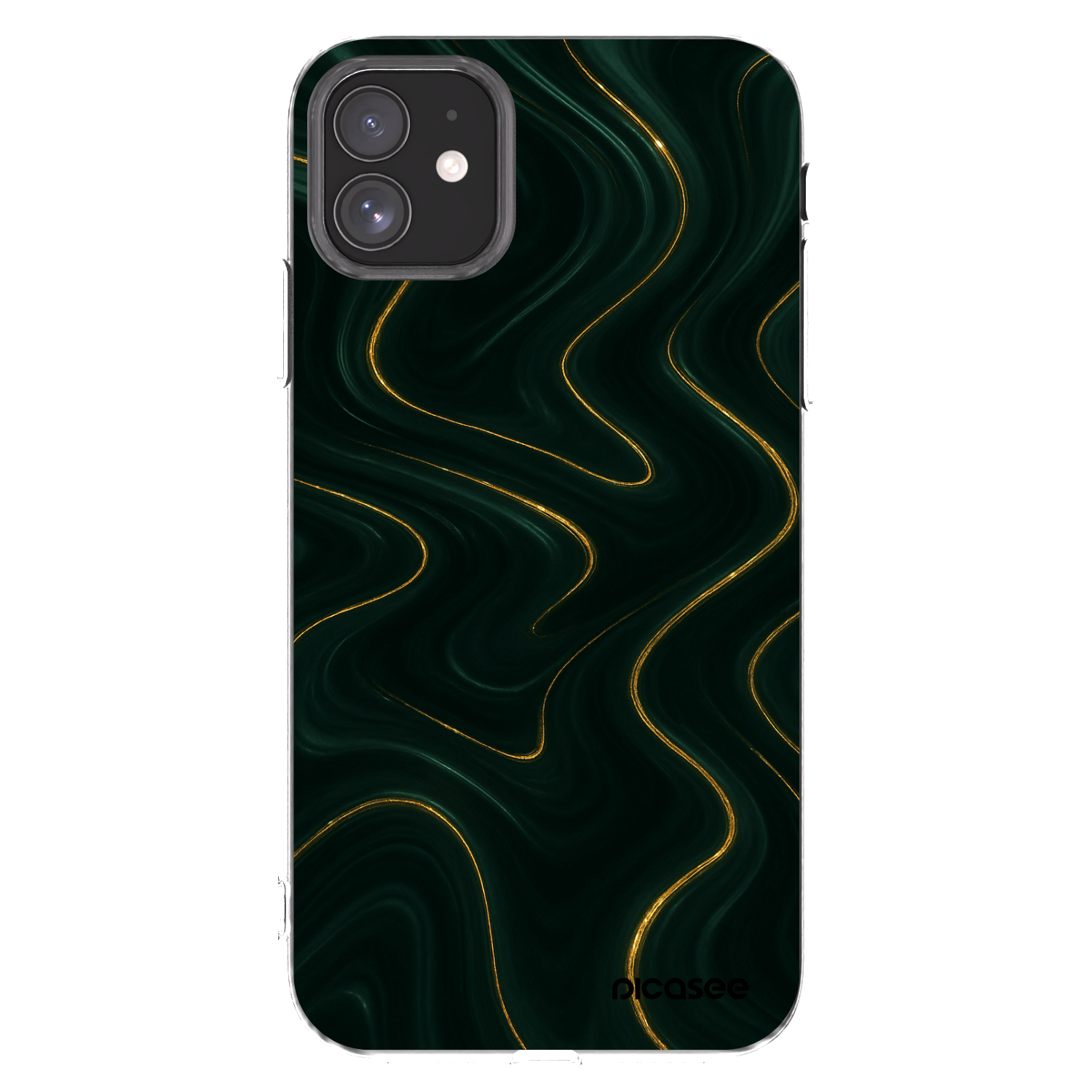 Picasee silikonový průhledný obal pro Apple iPhone 11 - Vawes
