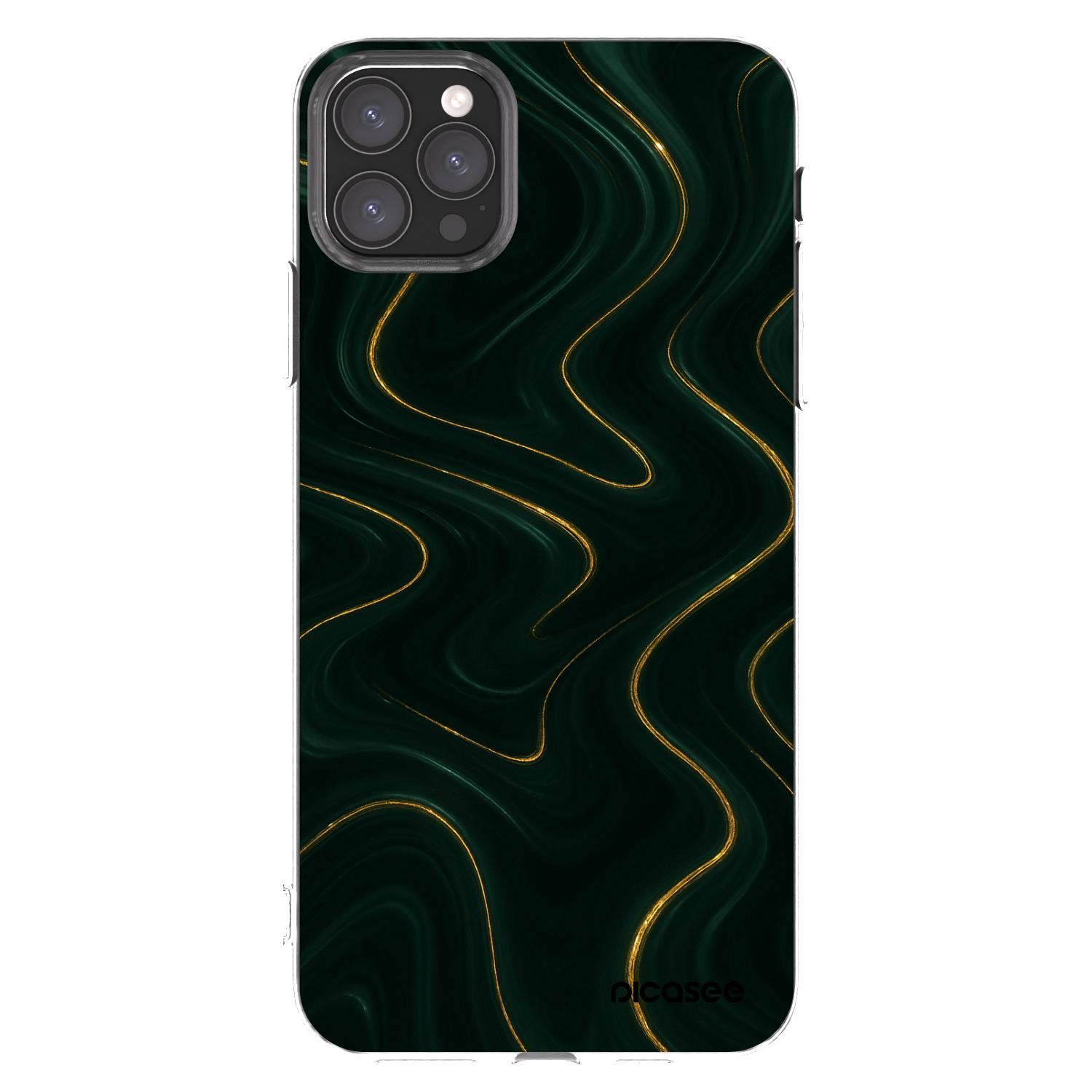 Picasee silikonový průhledný obal pro Apple iPhone 11 Pro Max - Vawes