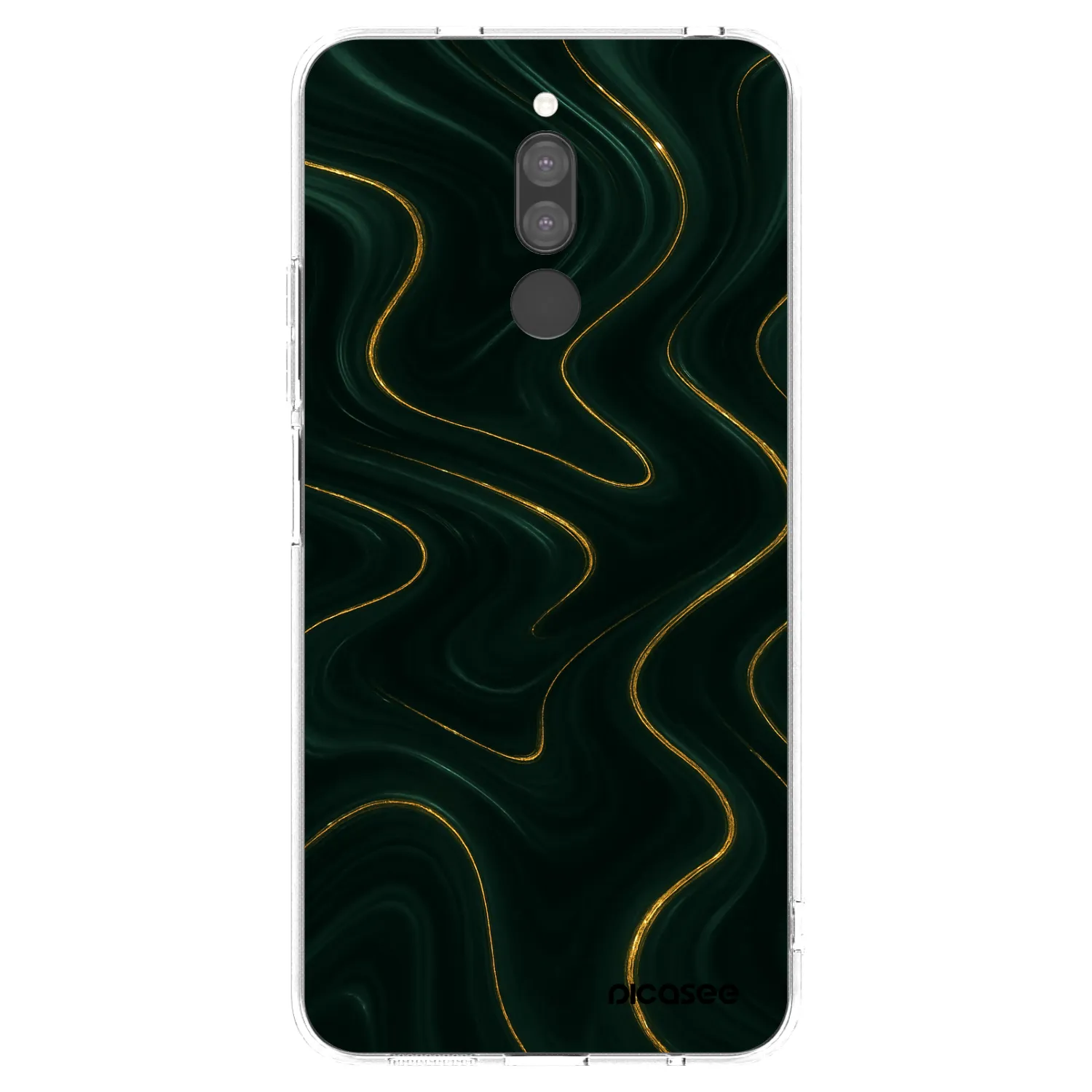 Picasee silikonový průhledný obal pro Xiaomi Redmi 8 - Vawes