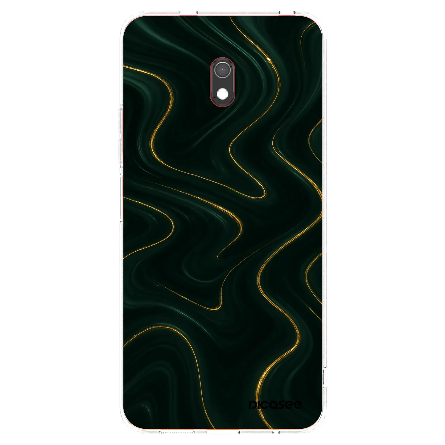 Picasee silikonový průhledný obal pro Xiaomi Redmi 8A - Vawes