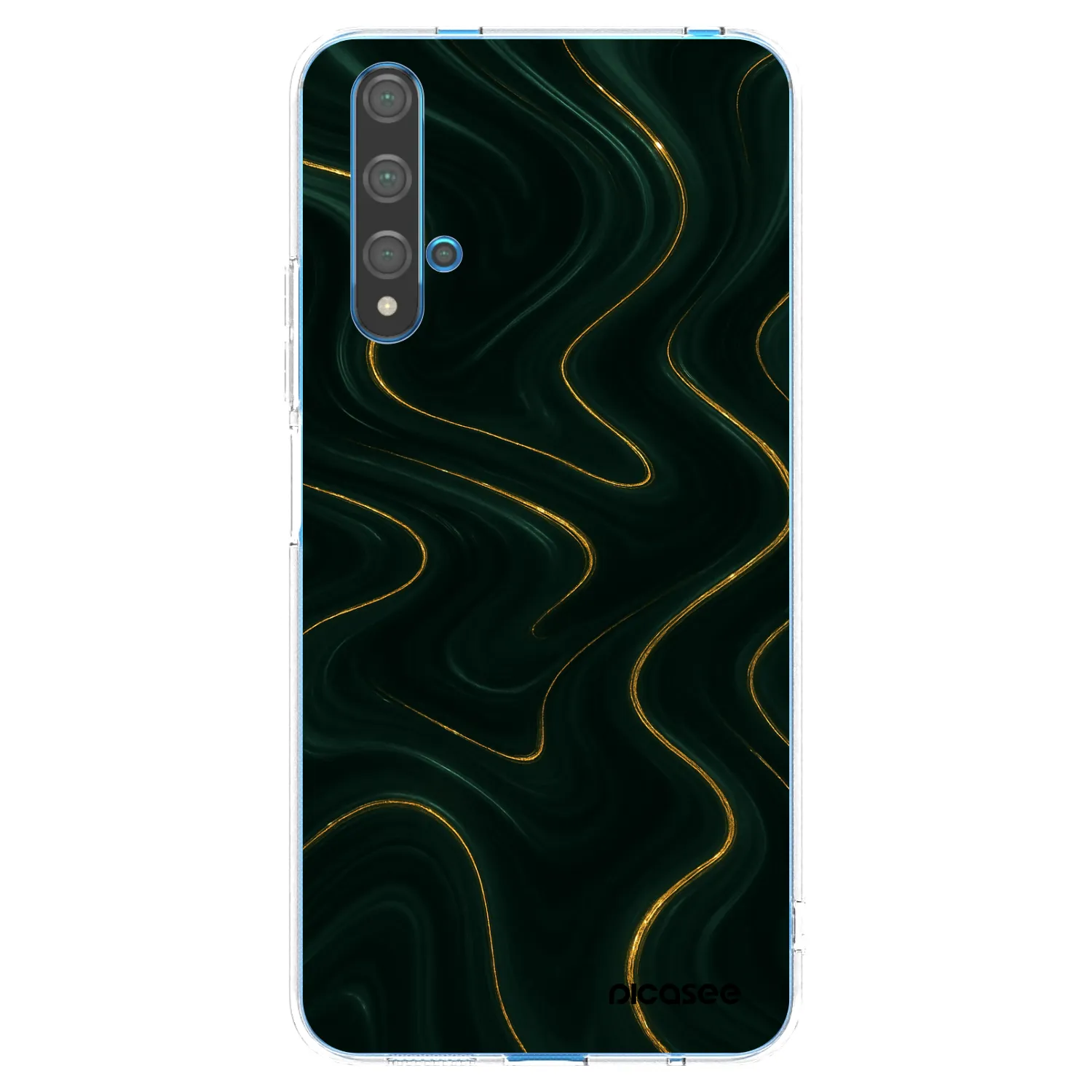 Picasee silikonový průhledný obal pro Huawei Nova 5T - Vawes