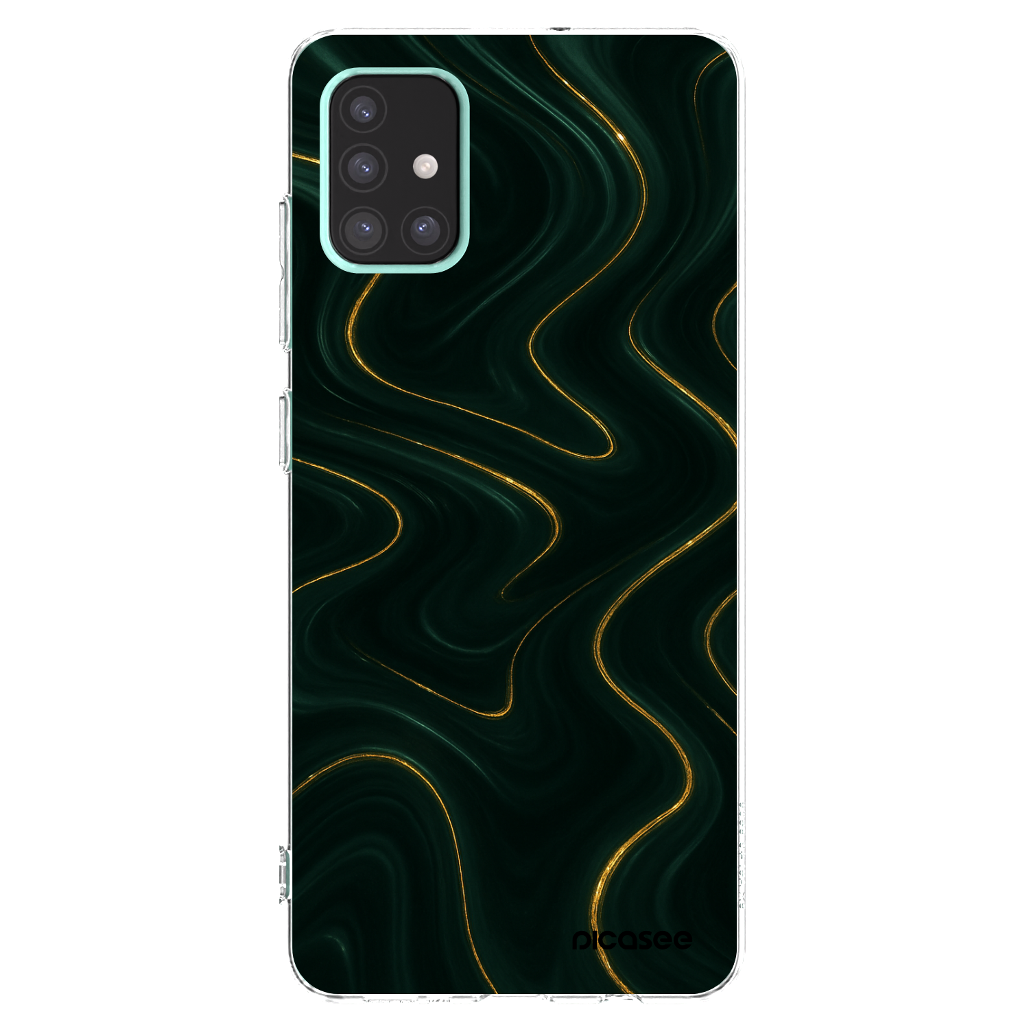 Picasee silikonový průhledný obal pro Samsung Galaxy A51 A515F - Vawes