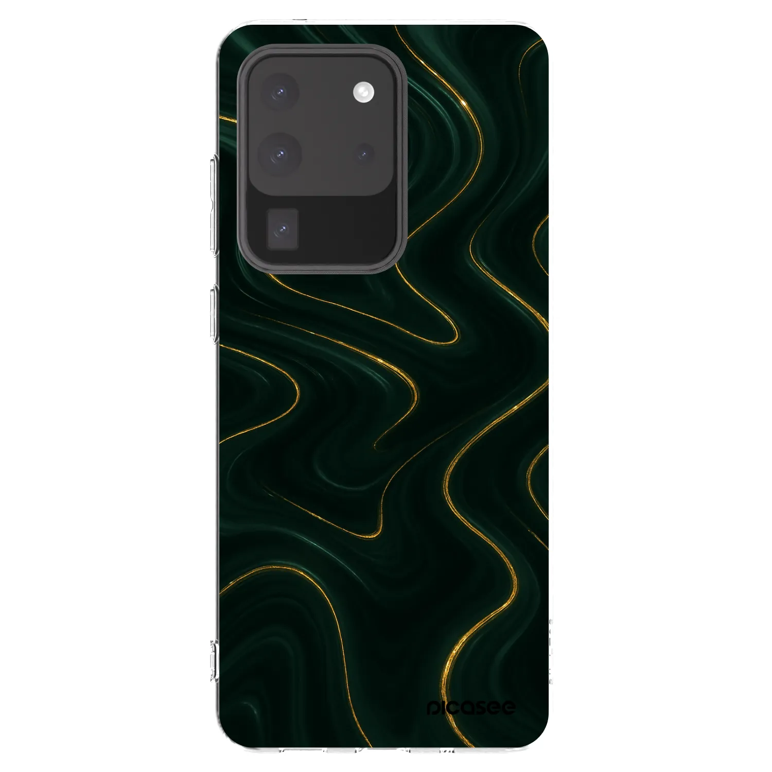 Picasee silikonový průhledný obal pro Samsung Galaxy S20 Ultra 5G G988F - Vawes