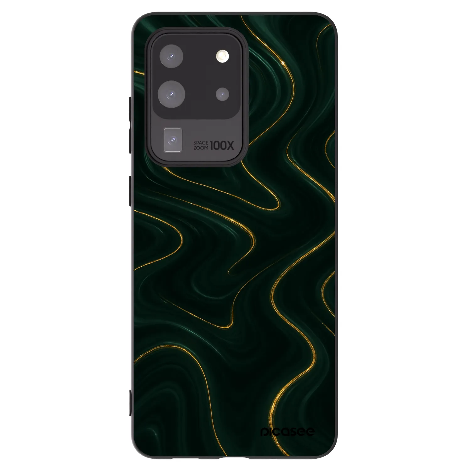 Picasee silikonový černý obal pro Samsung Galaxy S20 Ultra 5G G988F - Vawes