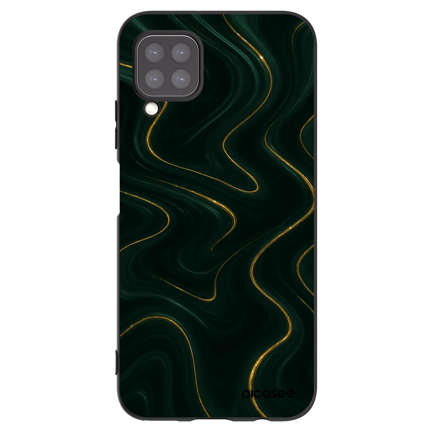 Picasee silikonový černý obal pro Huawei P40 Lite - Vawes