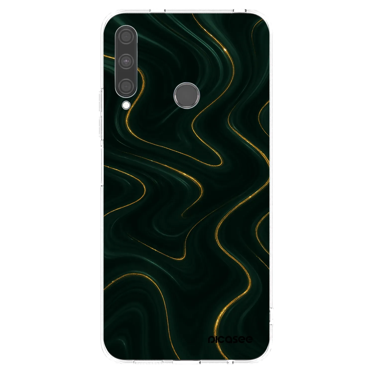 Picasee silikonový průhledný obal pro Huawei P40 Lite E - Vawes