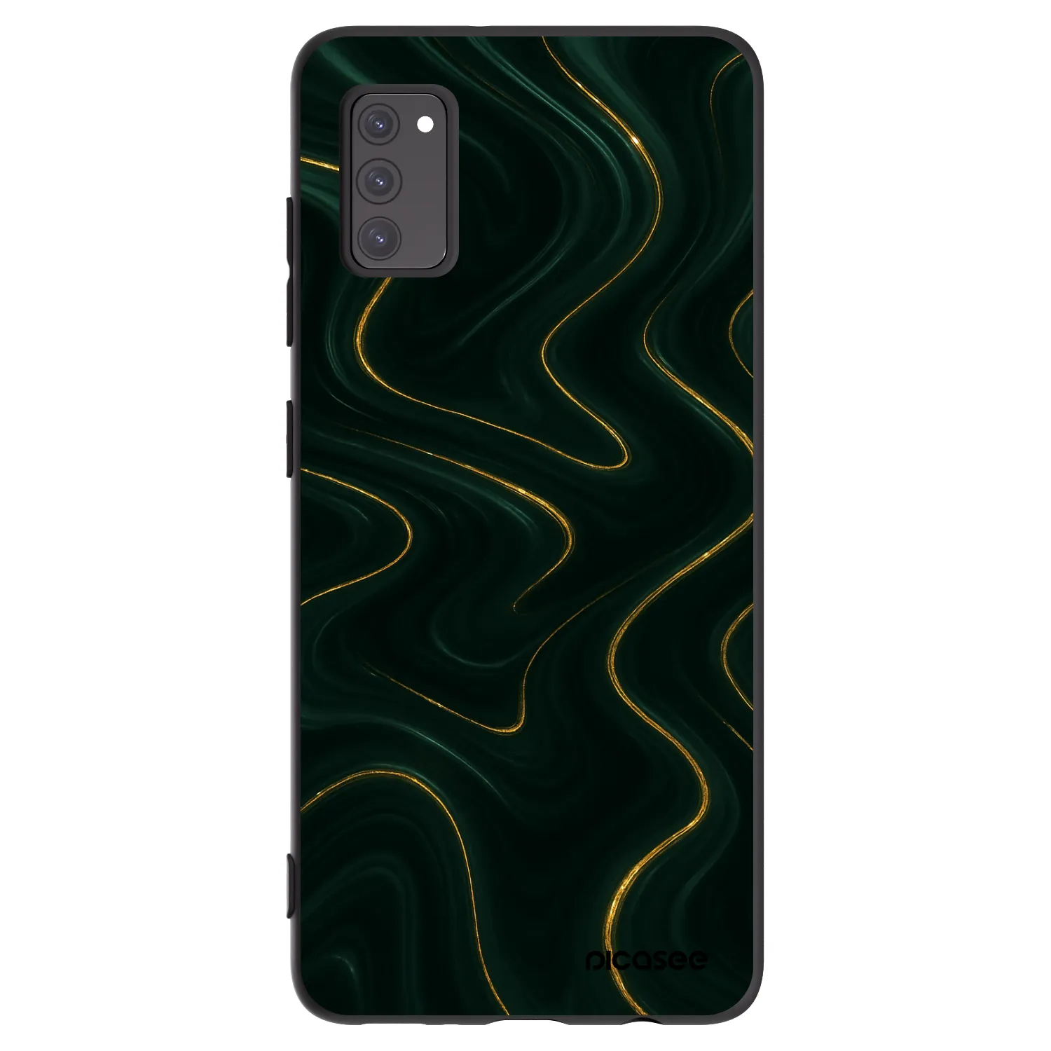 Picasee silikonový černý obal pro Samsung Galaxy A41 A415F - Vawes