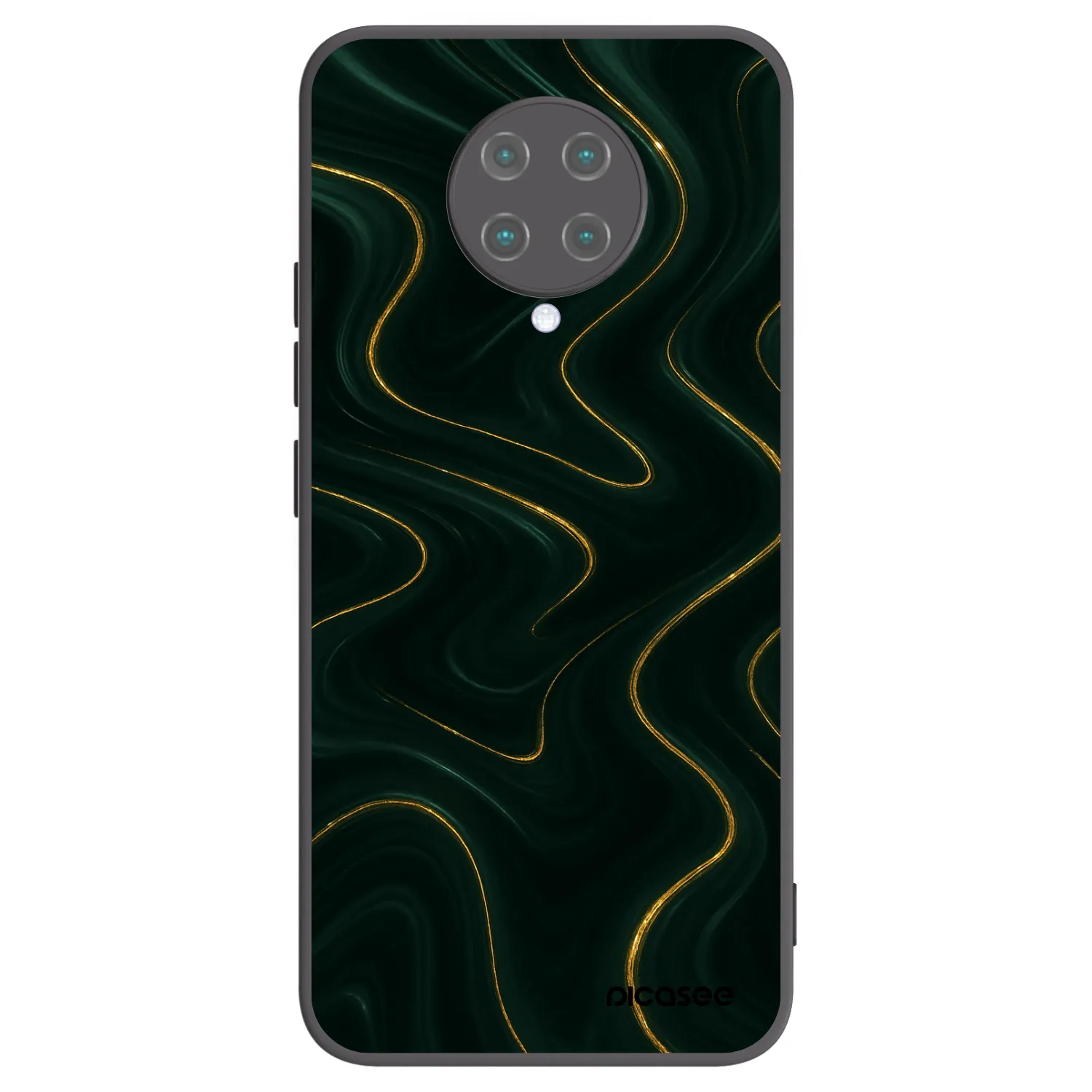 Picasee silikonový černý obal pro Xiaomi Poco F2 Pro - Vawes