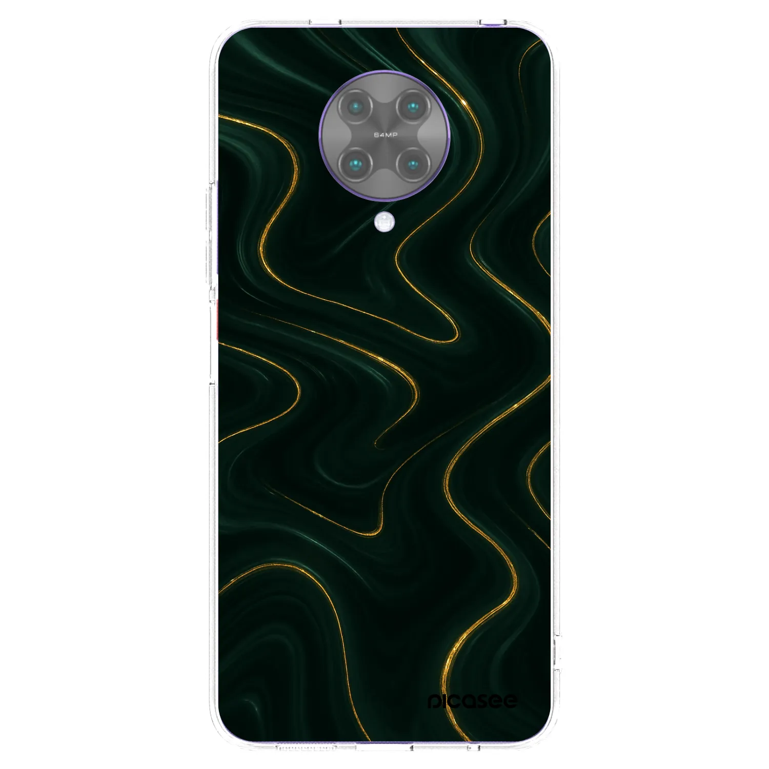 Picasee silikonový průhledný obal pro Xiaomi Poco F2 Pro - Vawes