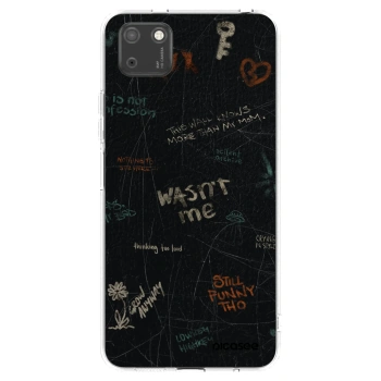 Picasee silikonový průhledný obal pro Huawei Y5P - CONFESSION