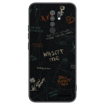 Picasee silikonový černý obal pro Xiaomi Redmi 9 - CONFESSION